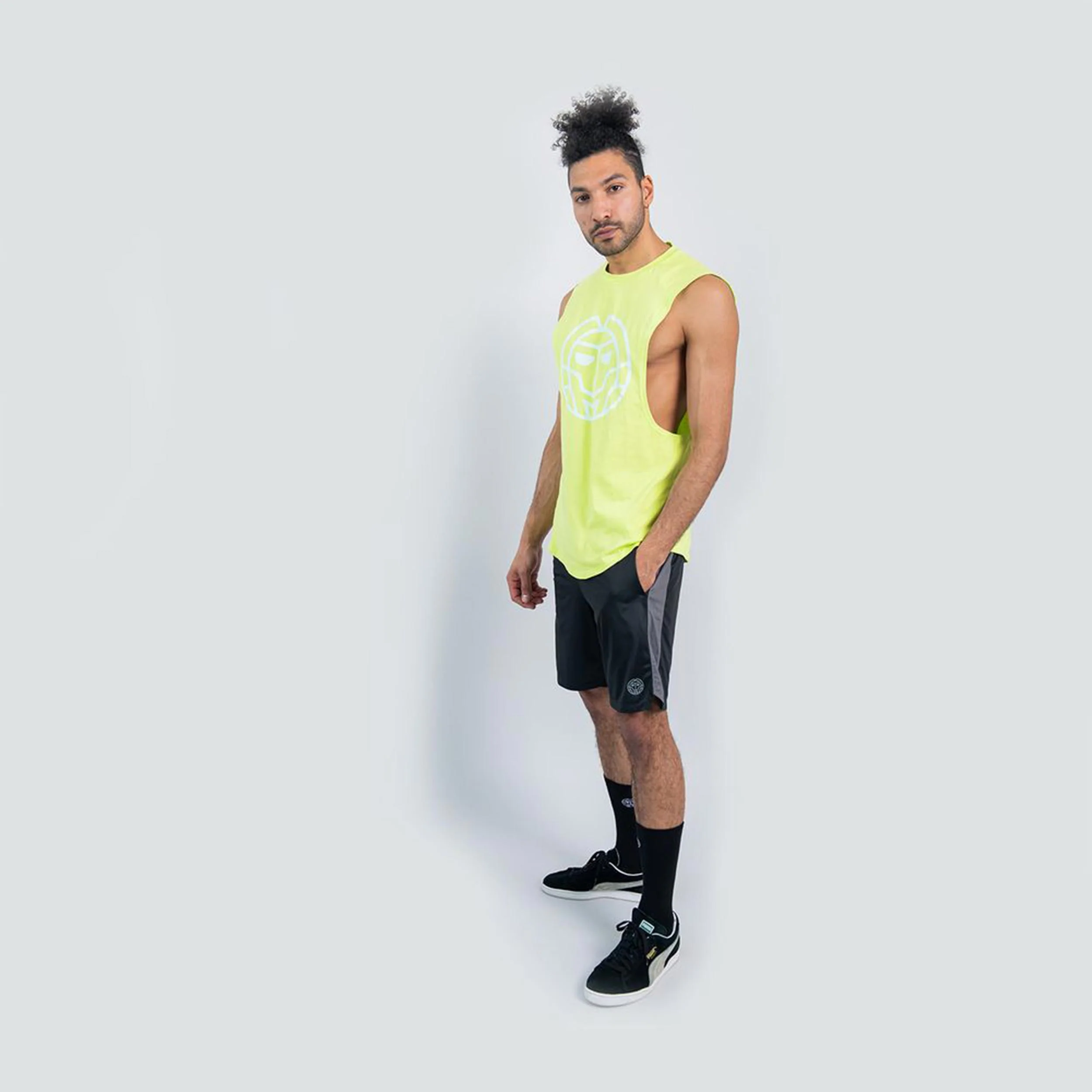Deltoideus Move Camiseta De Tirantes Hombres-Amarillo Neón - Image 3