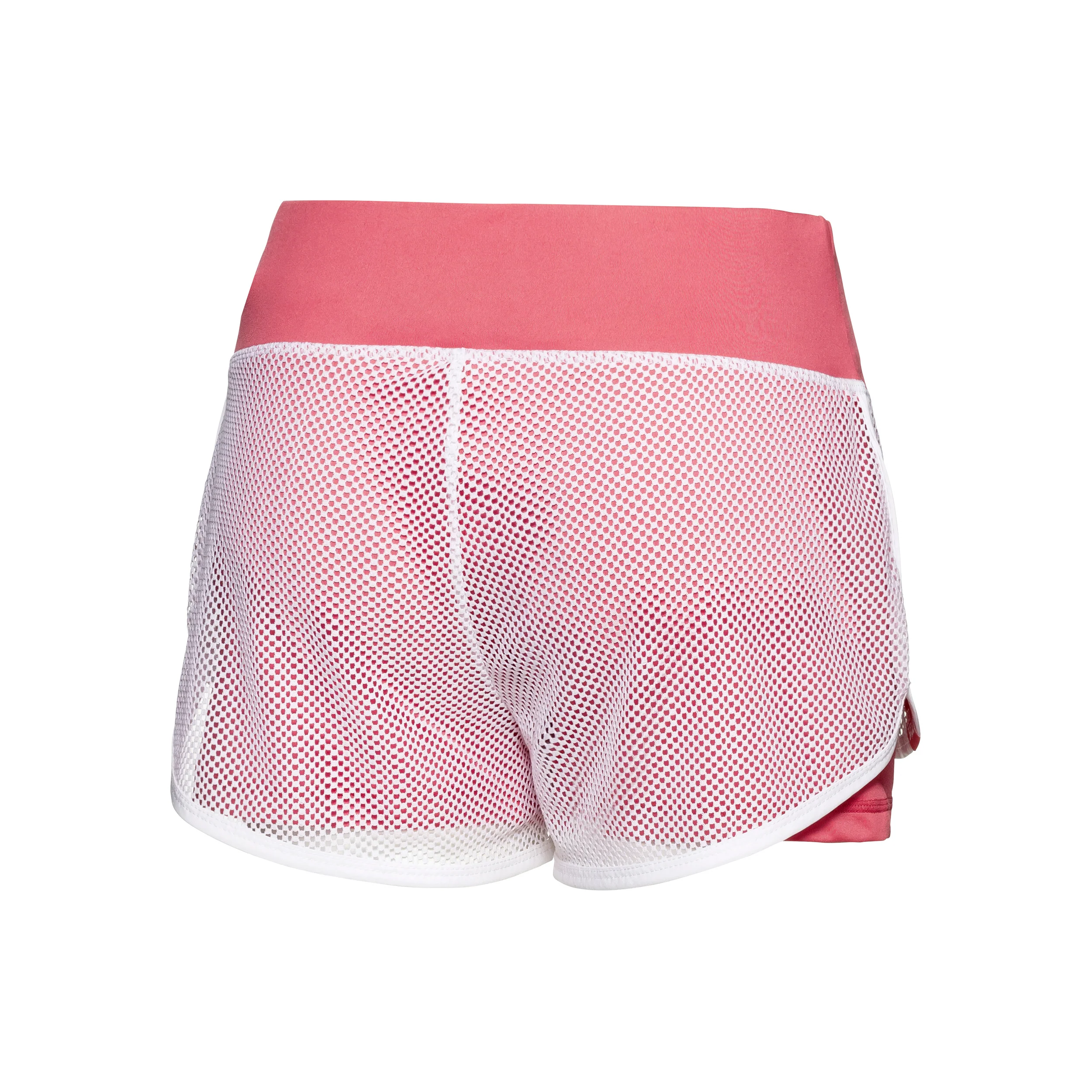 Efia Tech (2in1) Shorts Mujeres-Coral,Blanco - Image 2