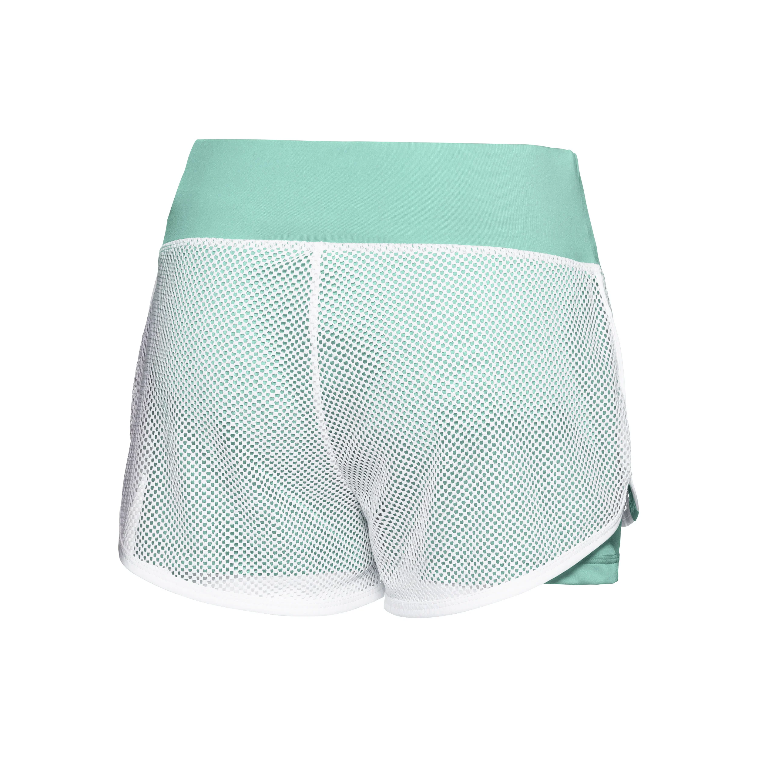 Efia Tech (2in1) Shorts Mujeres-Mint,Blanco - Image 2