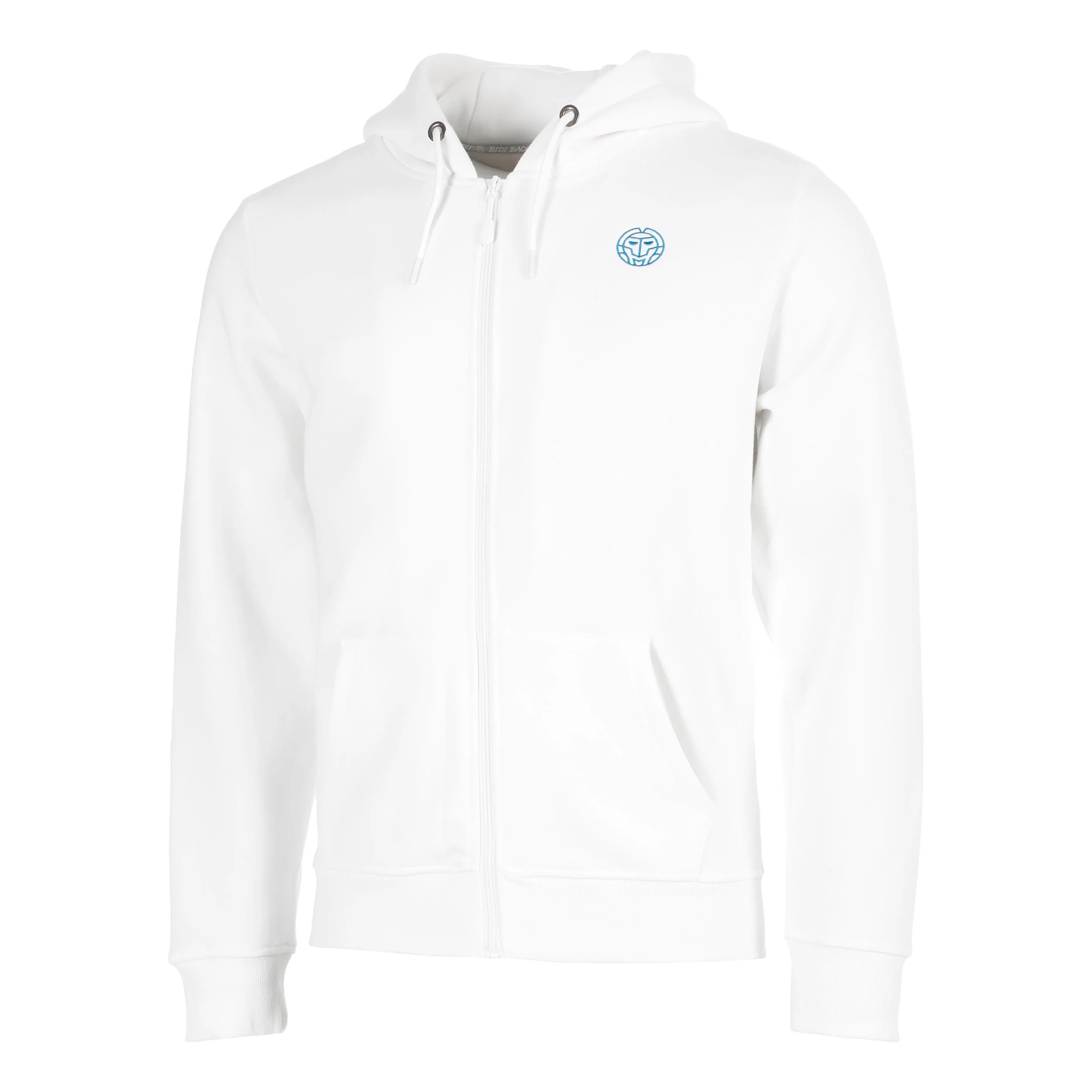 Hey Laguna Backprint Zip Sudadera con capucha Hombres-blanco