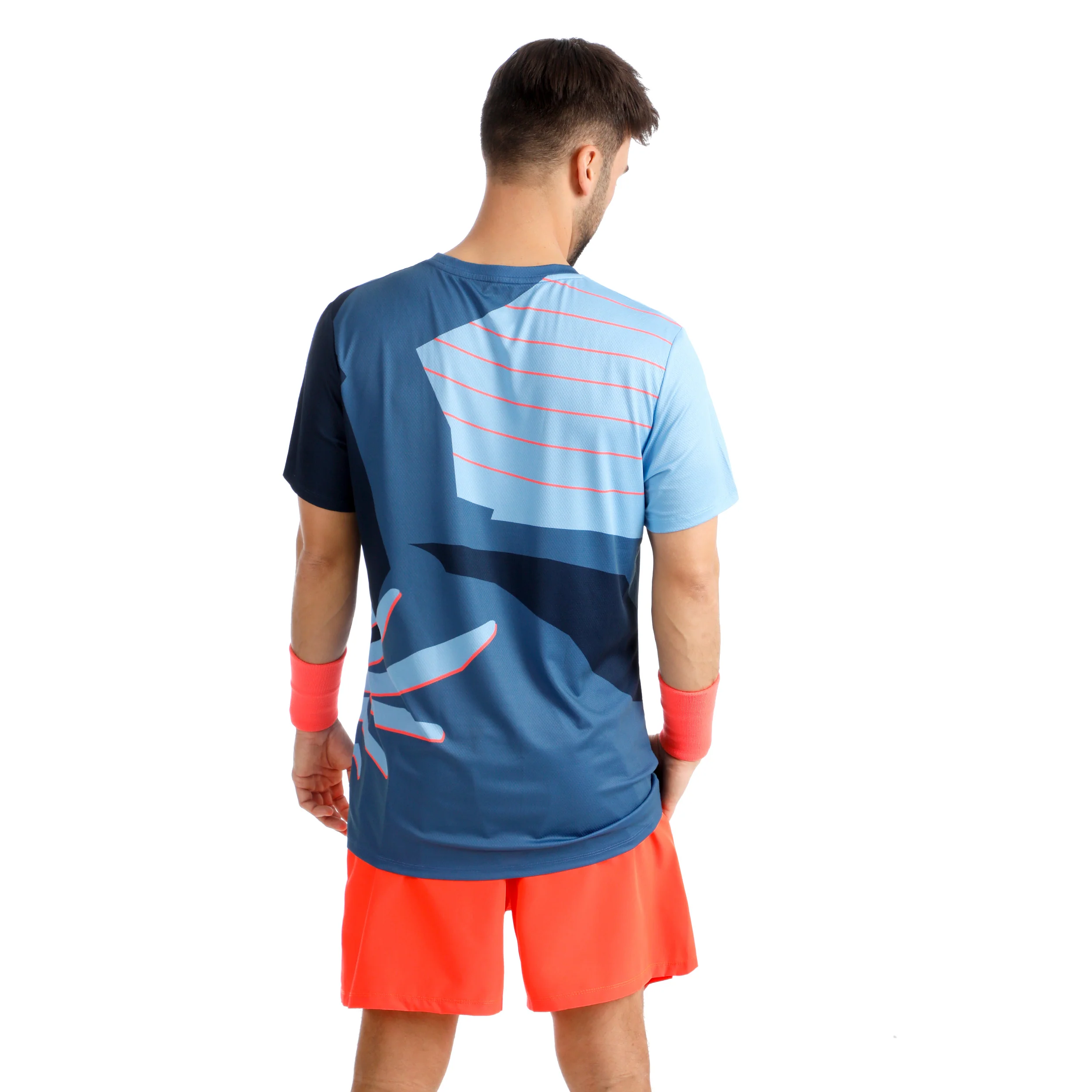Hey Laguna Camiseta de manga corta Hombres-azul, coral - Image 7