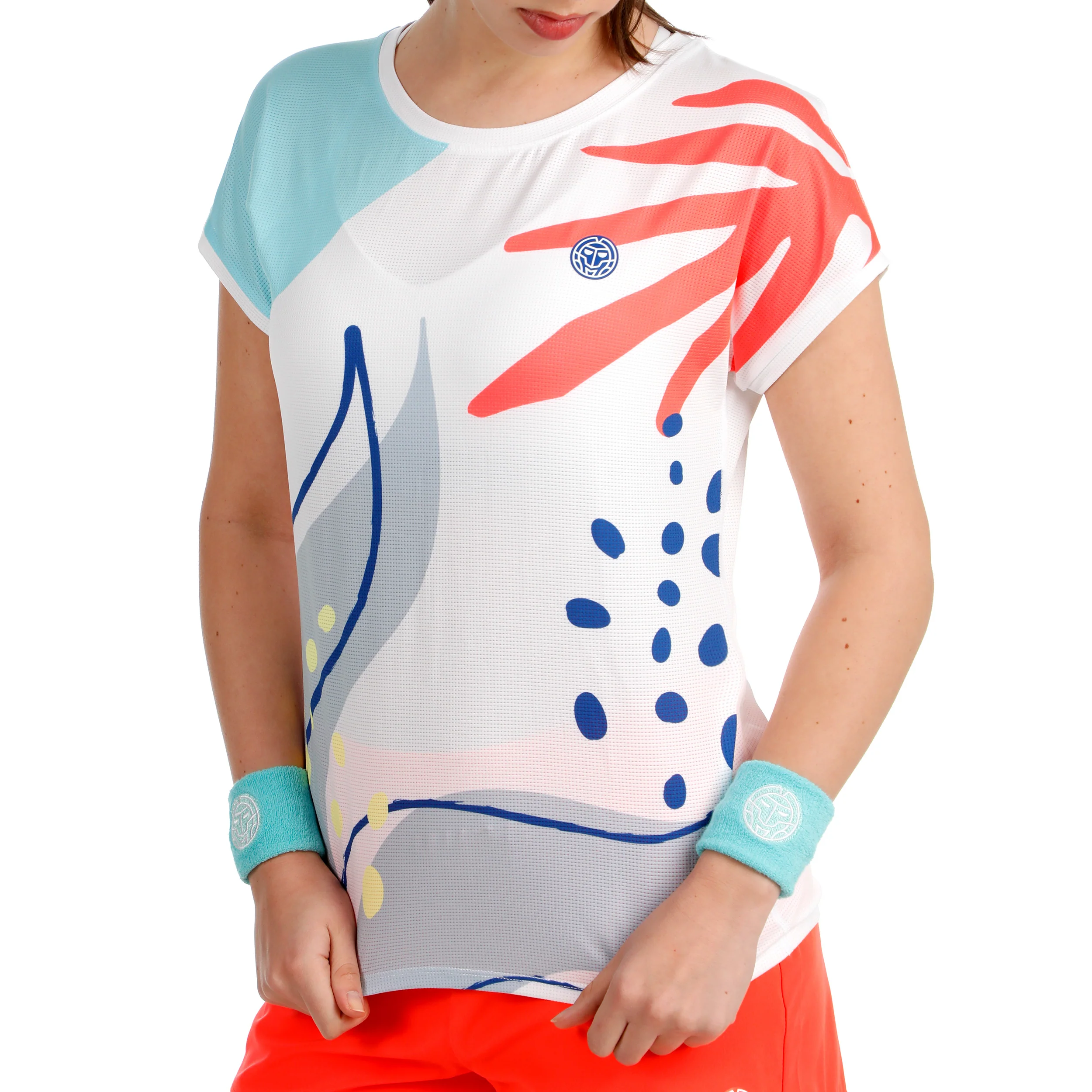 Hey Laguna Camiseta de manga corta Mujeres-blanco, multicolor - Image 8