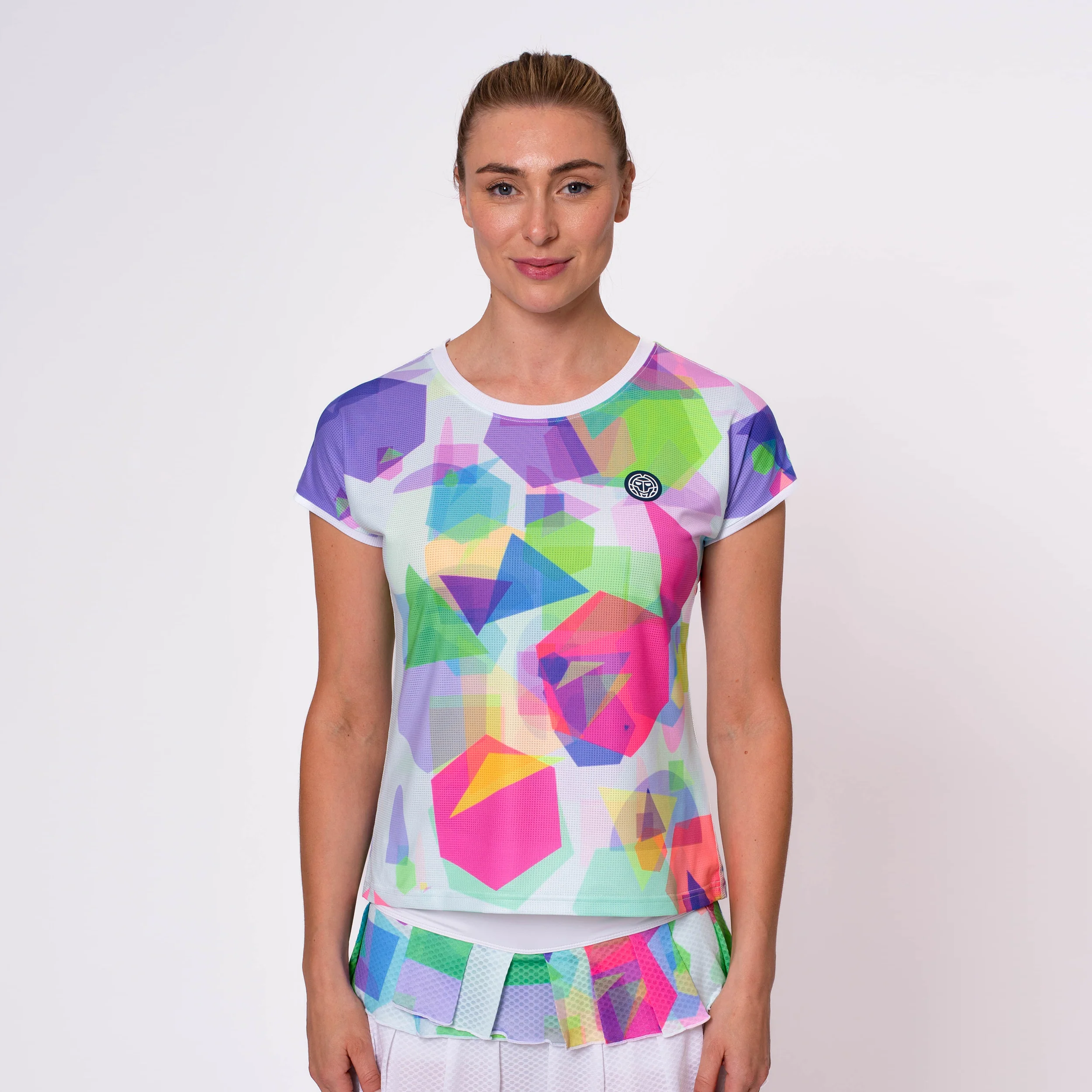 Kaleido Camiseta De Manga Corta Mujeres-Multicolor - Image 5