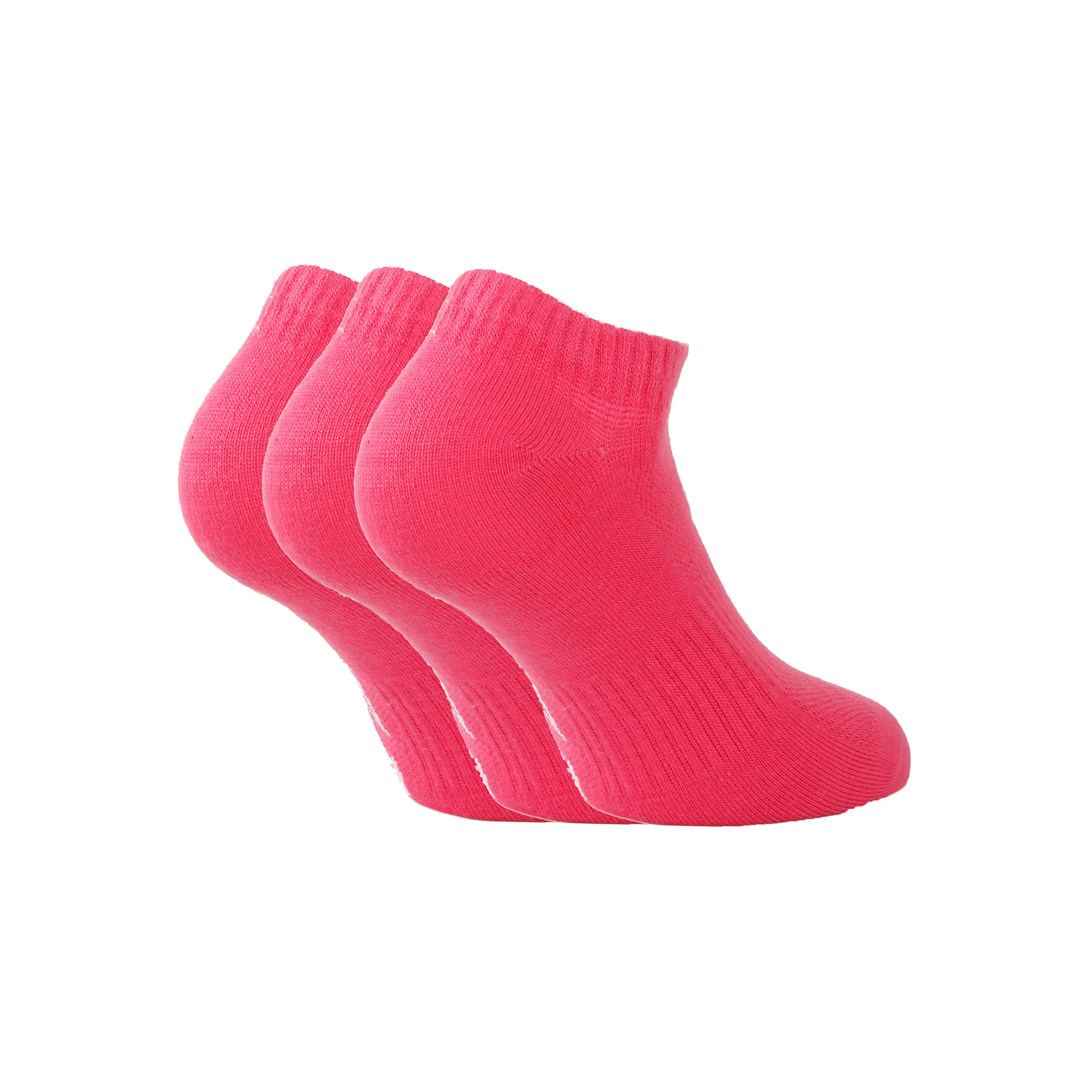 Karli Tech No-Show Calcetines Deporte Pack De 3-Rosa,Blanco - Image 2