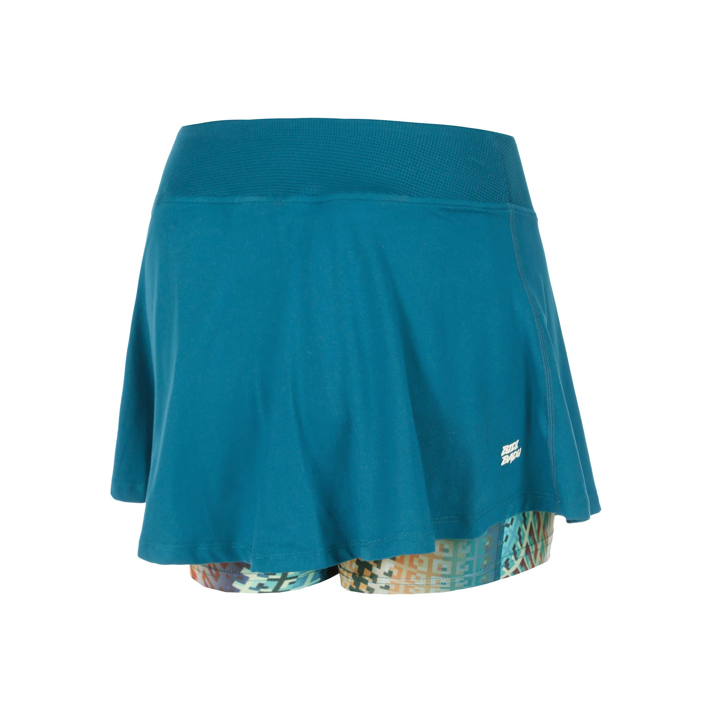 Komodo Printed Wavy Falda Mujeres-Color Petróleo - Image 2