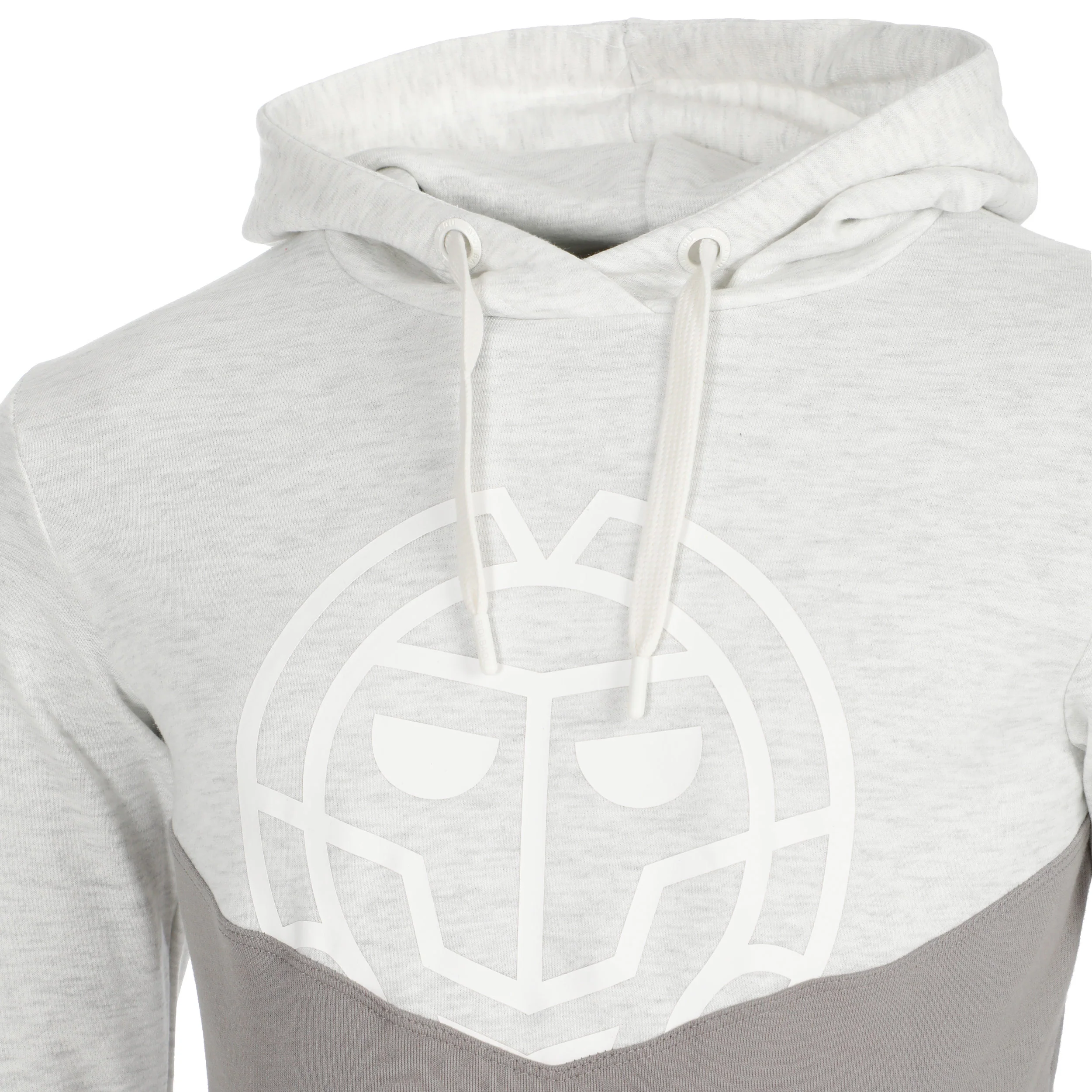 Lunis Lifestyle Sudadera Con Capucha Hombres-Crema,Gris - Image 3