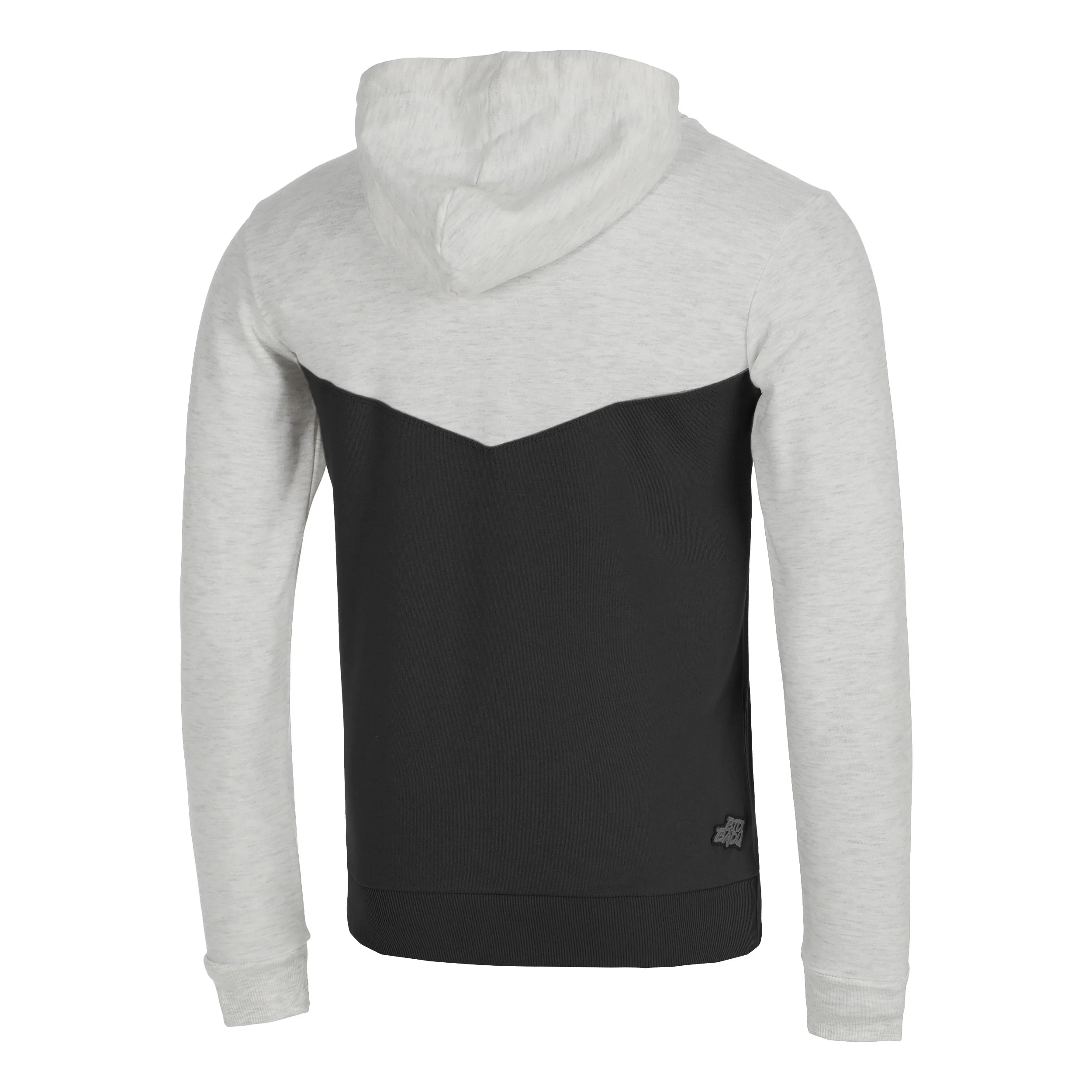 Lunis Lifestyle Sudadera Con Capucha Hombres-Gris Claro,Negro - Image 2