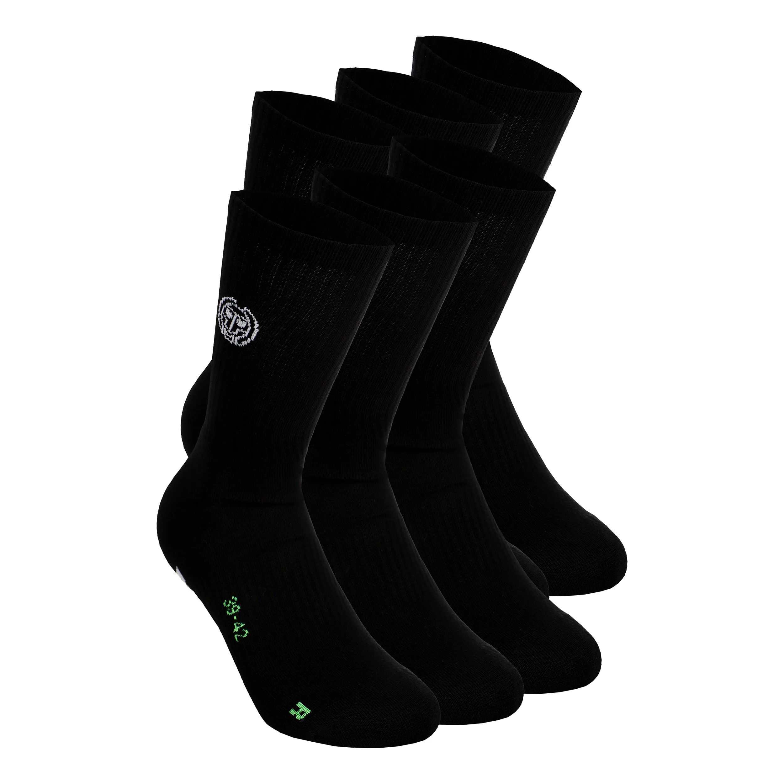 Matayo Crew Tech Calcetines De Tenis-Negro