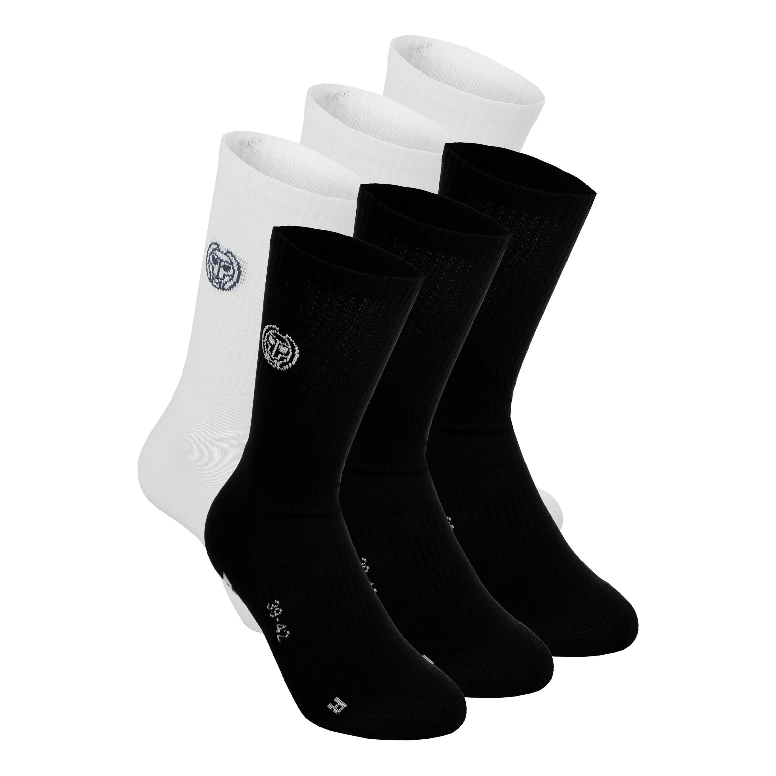 Matayo Crew Tech Calcetines De Tenis-Negro,Blanco