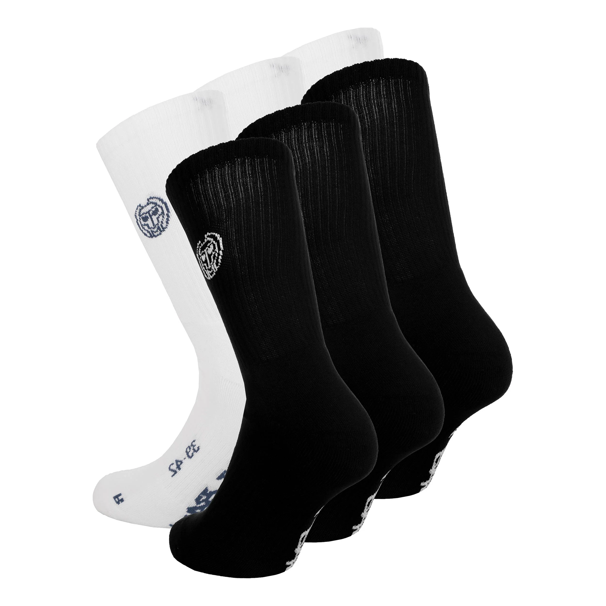 Matayo Crew Tech Calcetines De Tenis-Negro,Blanco - Image 2
