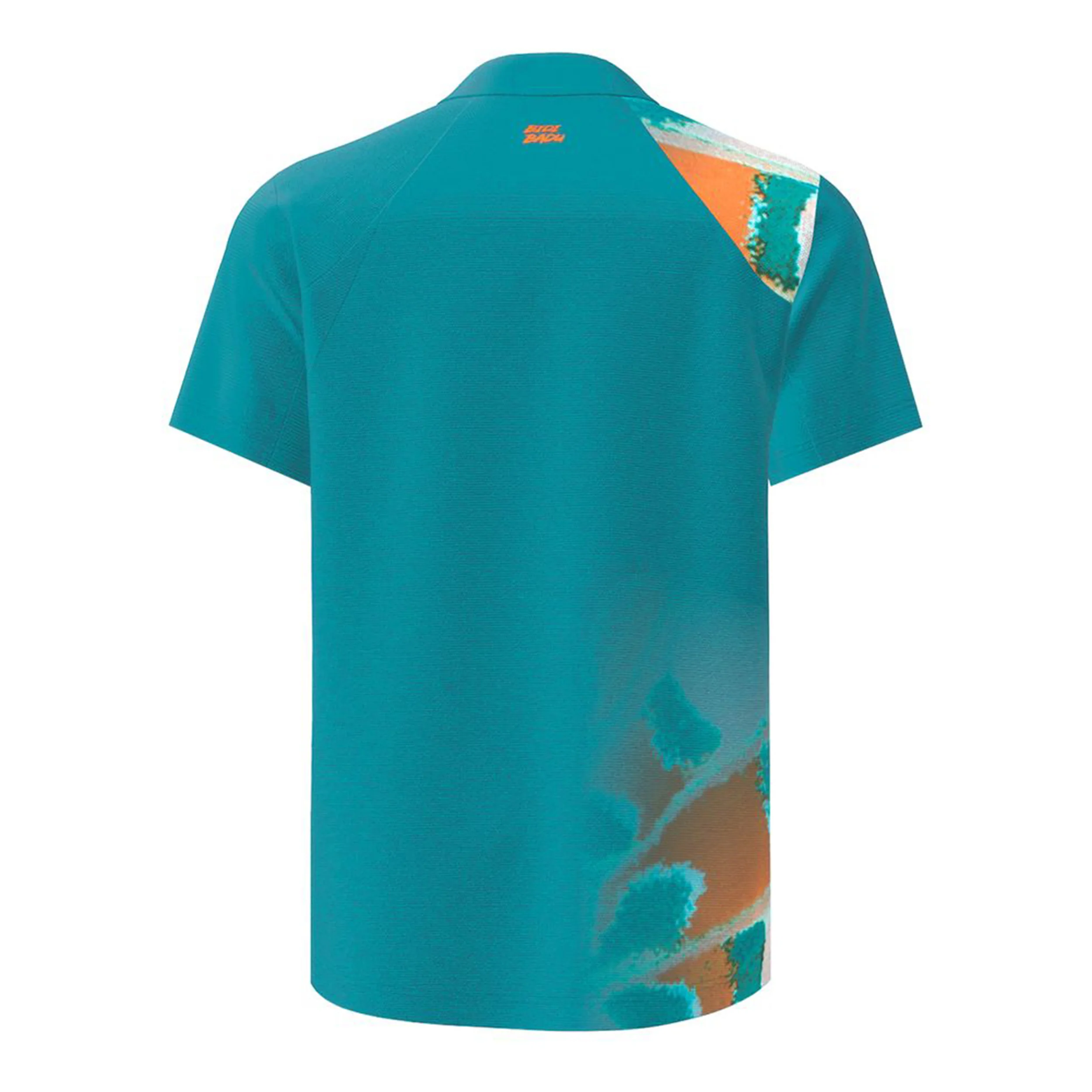 Melbourne 2025 Polo Hombres-Color Petróleo,Naranja - Image 2