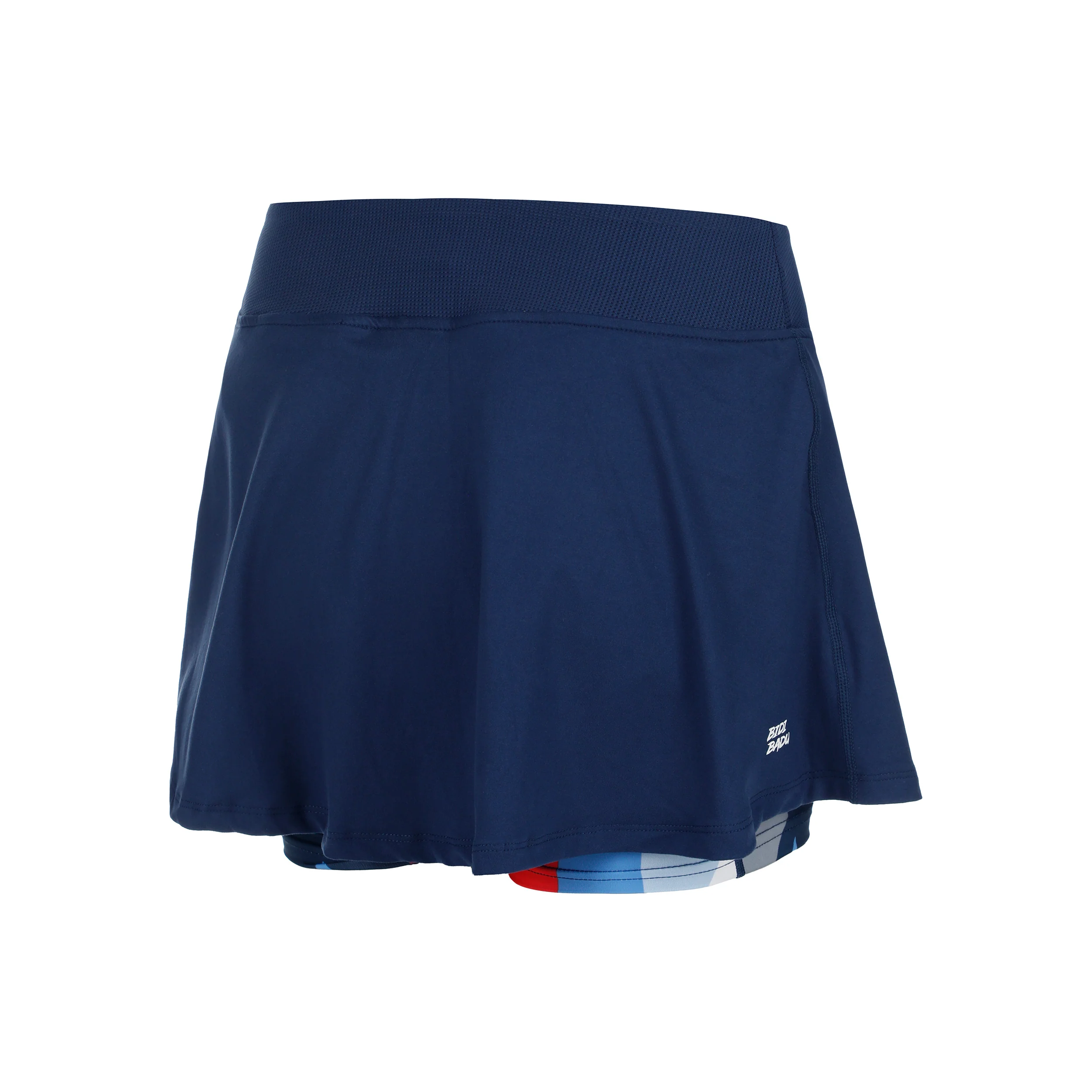 New York 2024 Printed Wavy Falda Mujeres-Azul Oscuro - Image 2