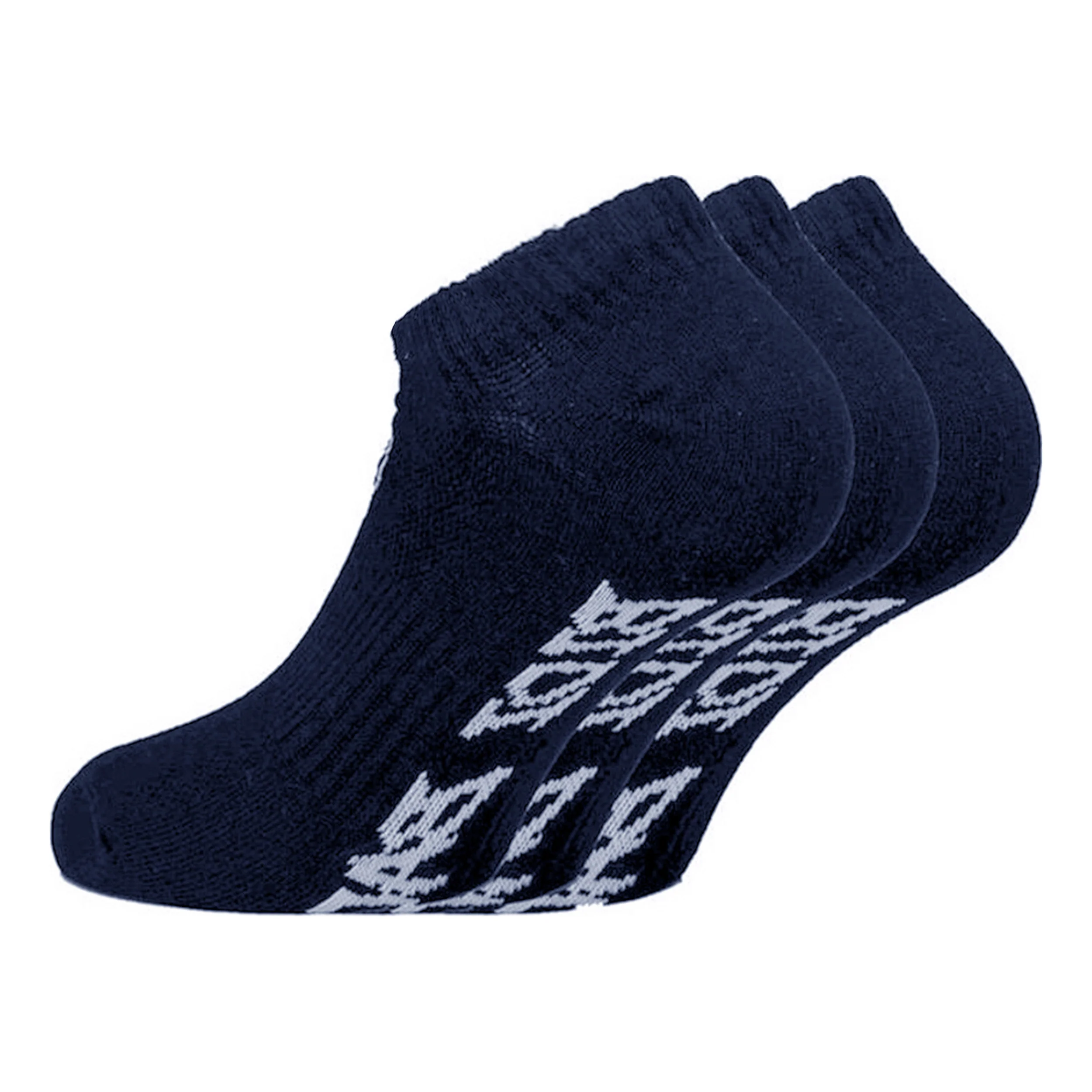 No Party No Show Move Calcetines De Tenis Pack De 3-Azul Oscuro,Blanco - Image 2