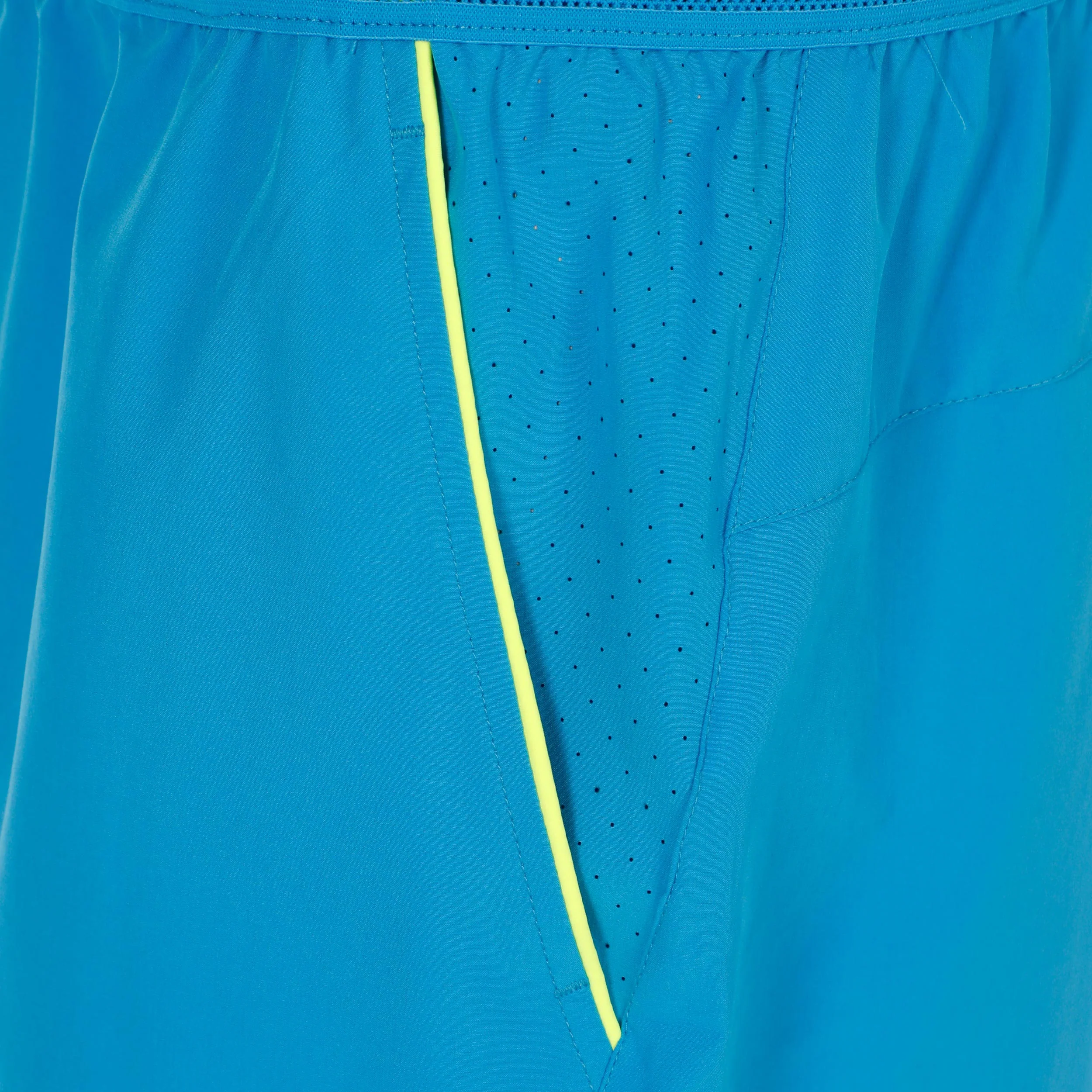 Out of Control 7in Shorts Hombres - azul, amarillo neón - Image 4