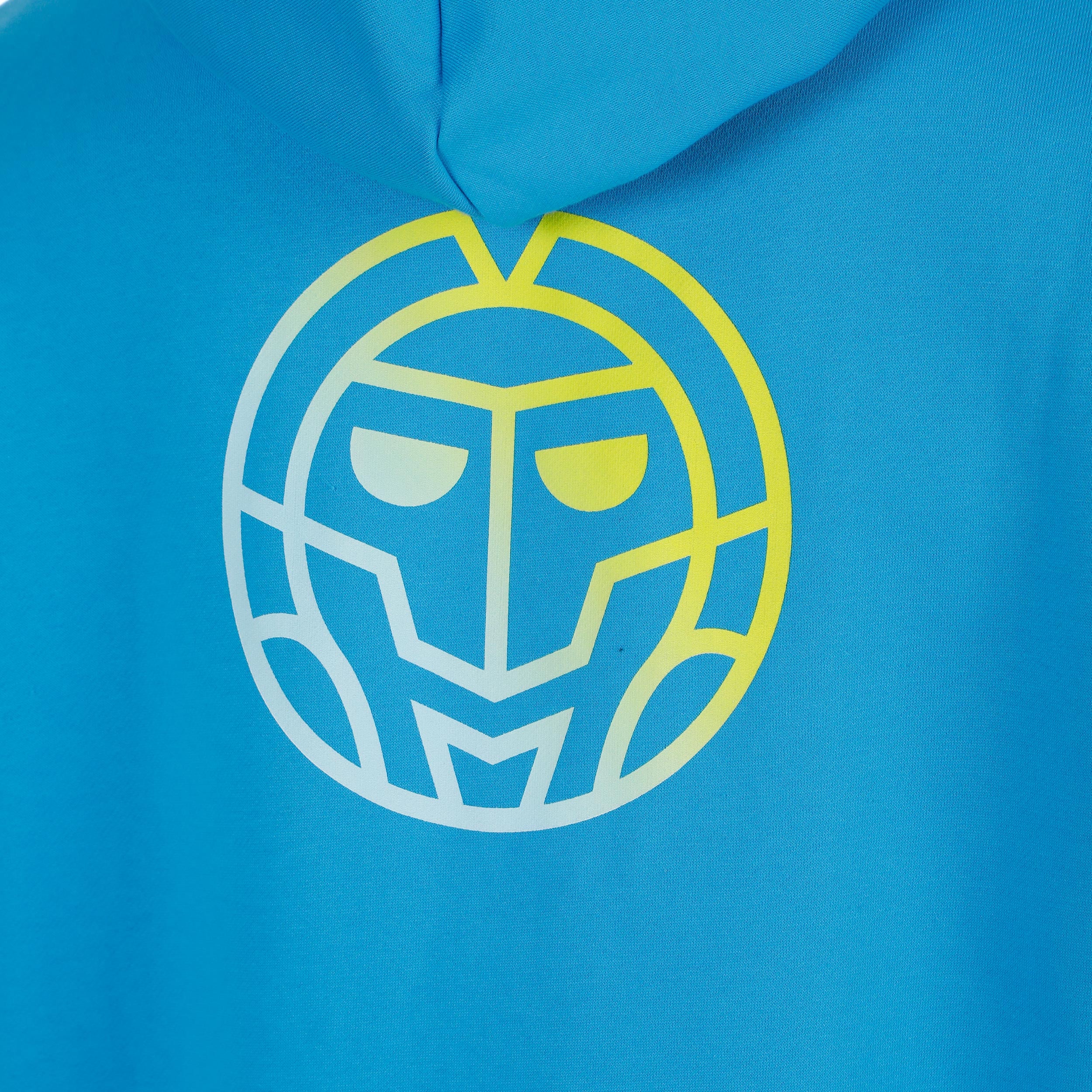 Out of Control Backprint Zip Sudadera con cremallera Hombres-azul - Image 6