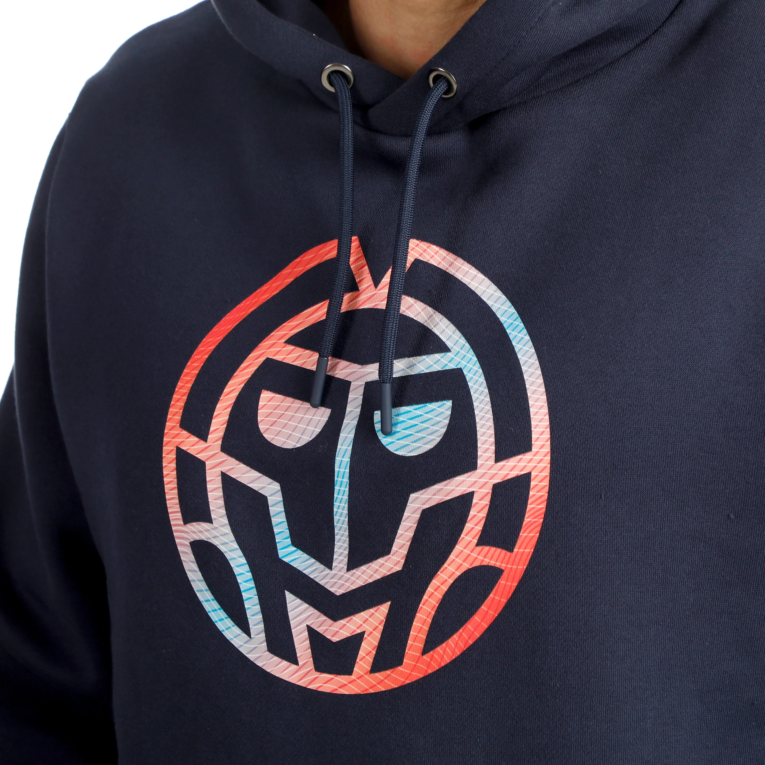 Out of Control Logo Sudadera con capucha Hombres-azul oscuro - Image 7