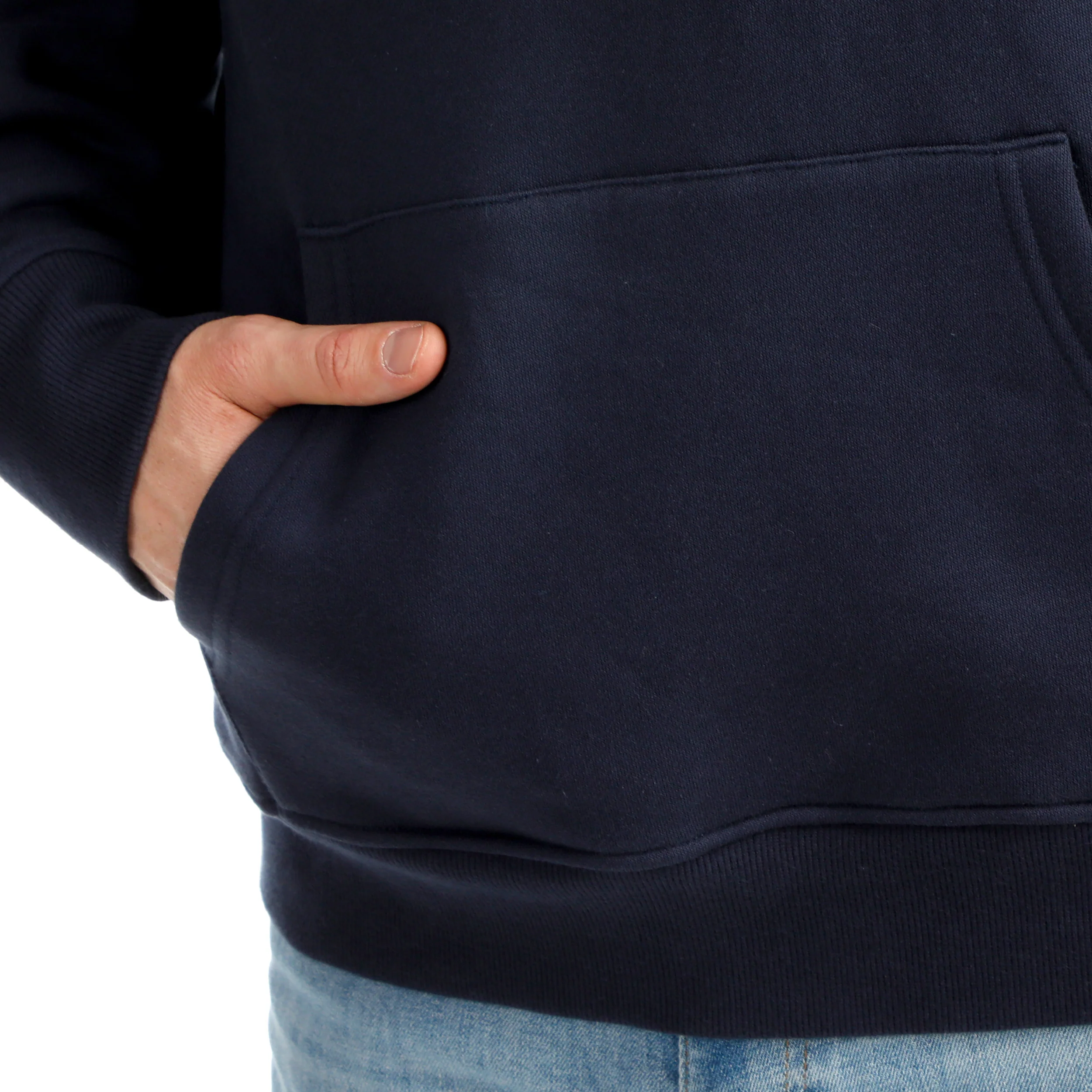 Out of Control Logo Sudadera con capucha Hombres-azul oscuro - Image 8