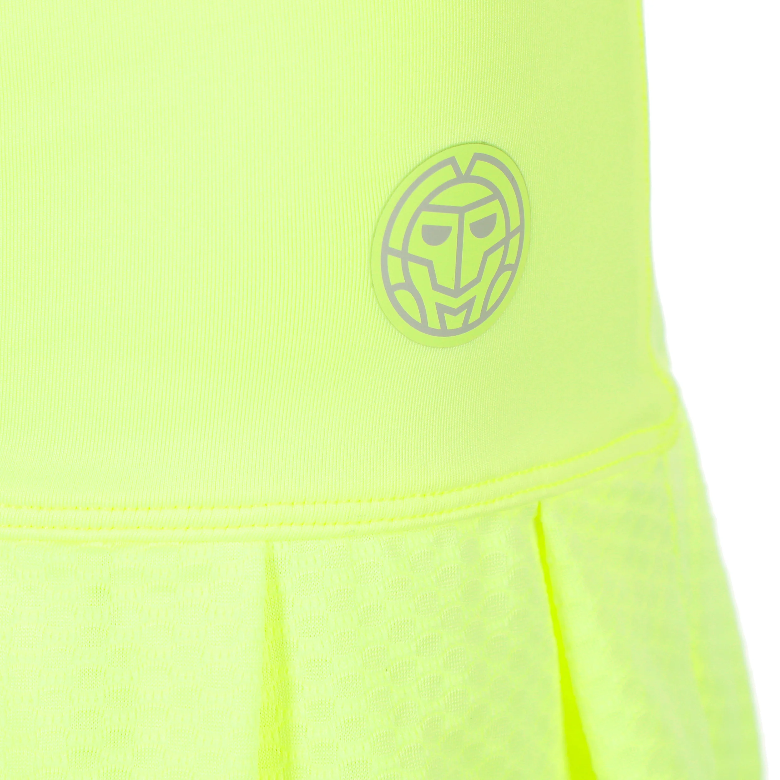Out of Control Pleated Falda Mujeres - amarillo neón - Image 3