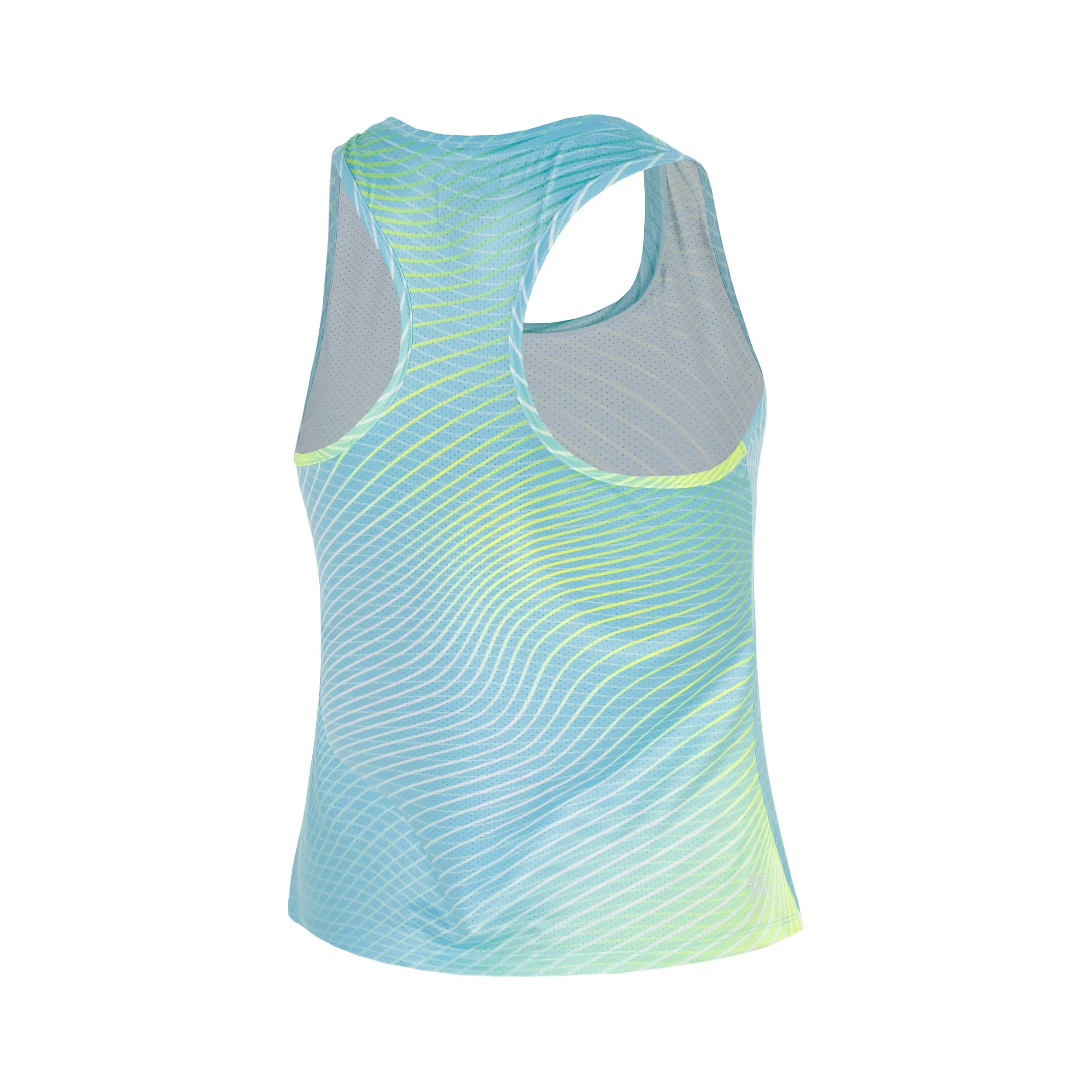 Out of Control Racerback Camiseta de tirantes Chicas - azul claro, amarillo neón - Image 2