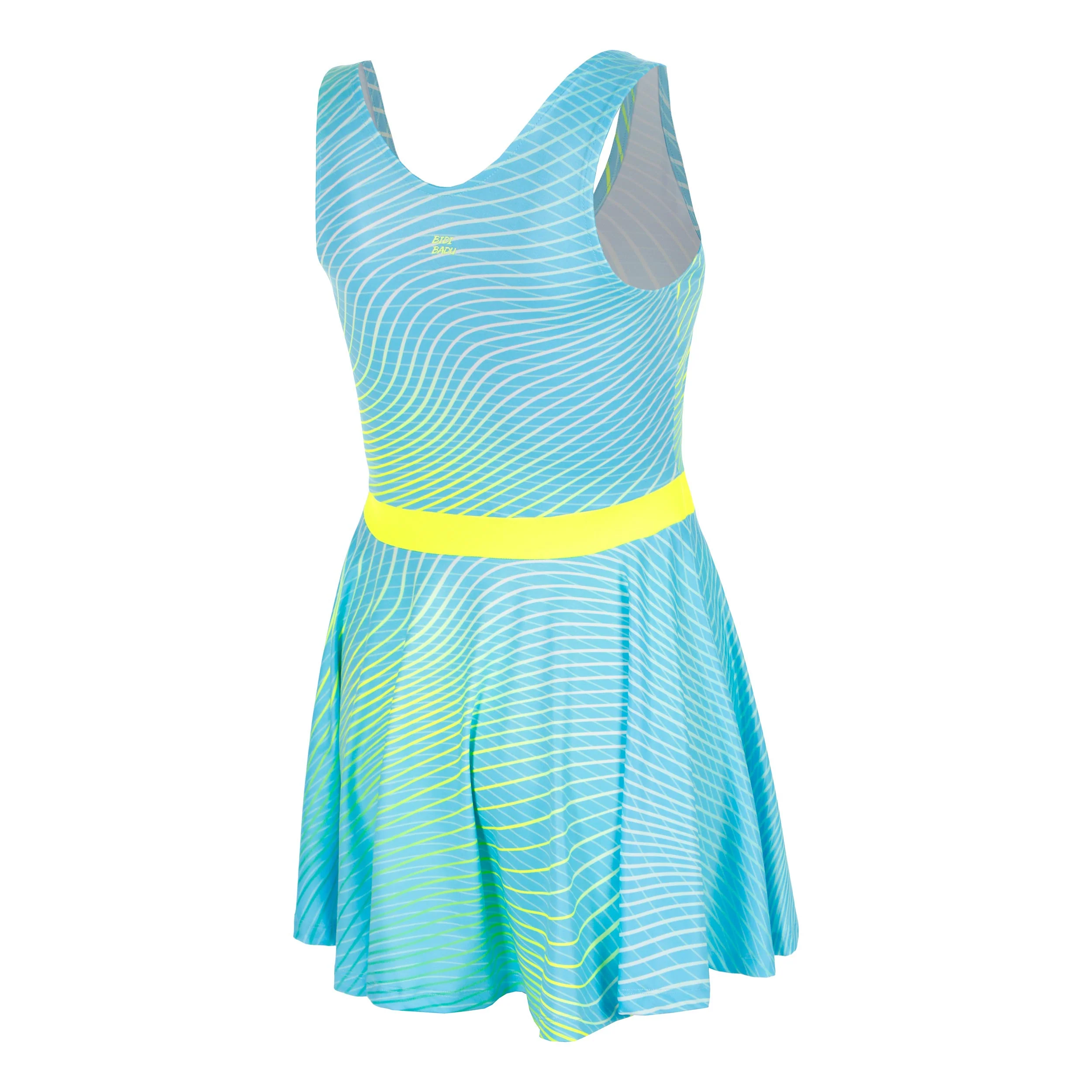 Out of Control Vestido Mujeres-azul claro, amarillo neón - Image 2