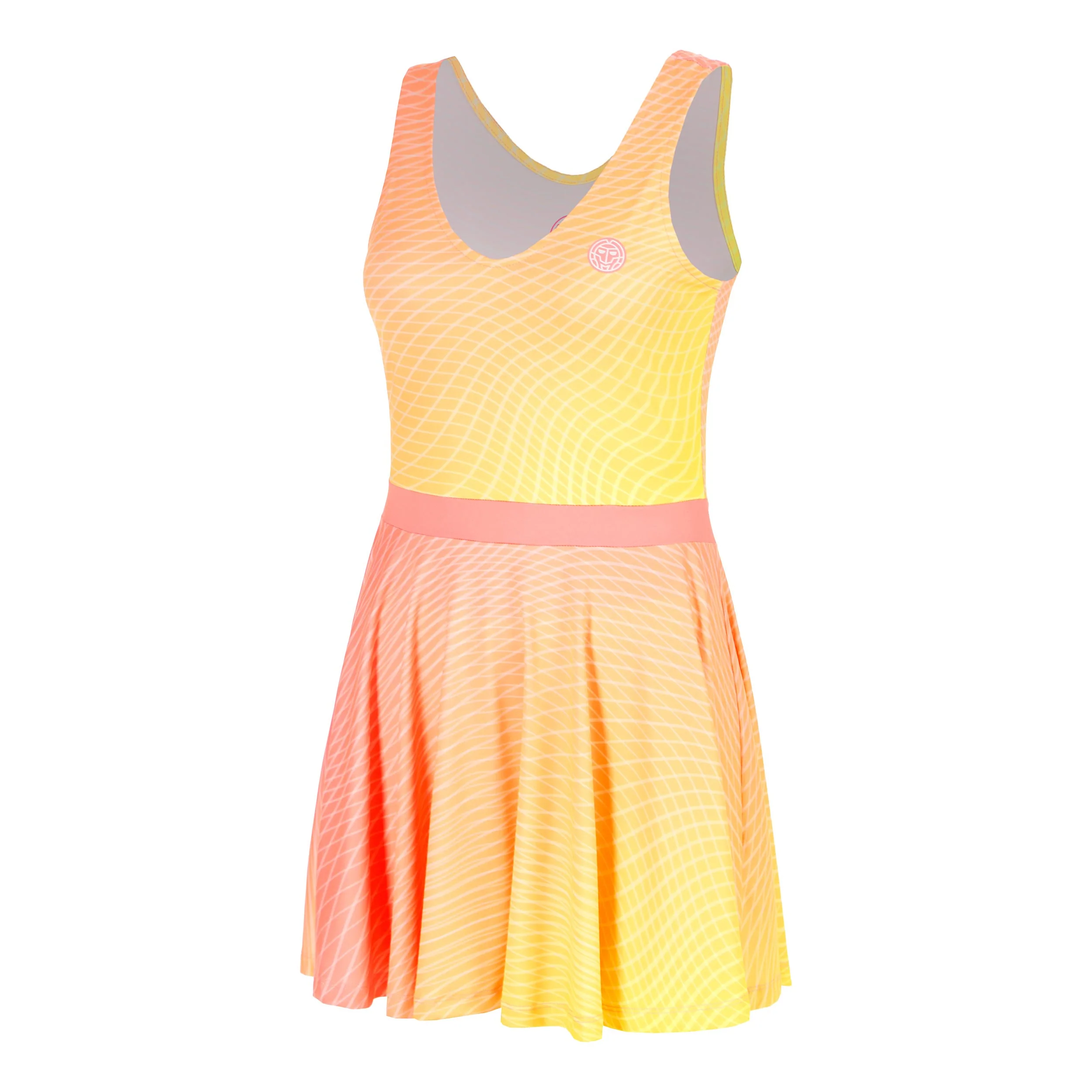 Out of Control Vestido Mujeres-rosa, amarillo neón