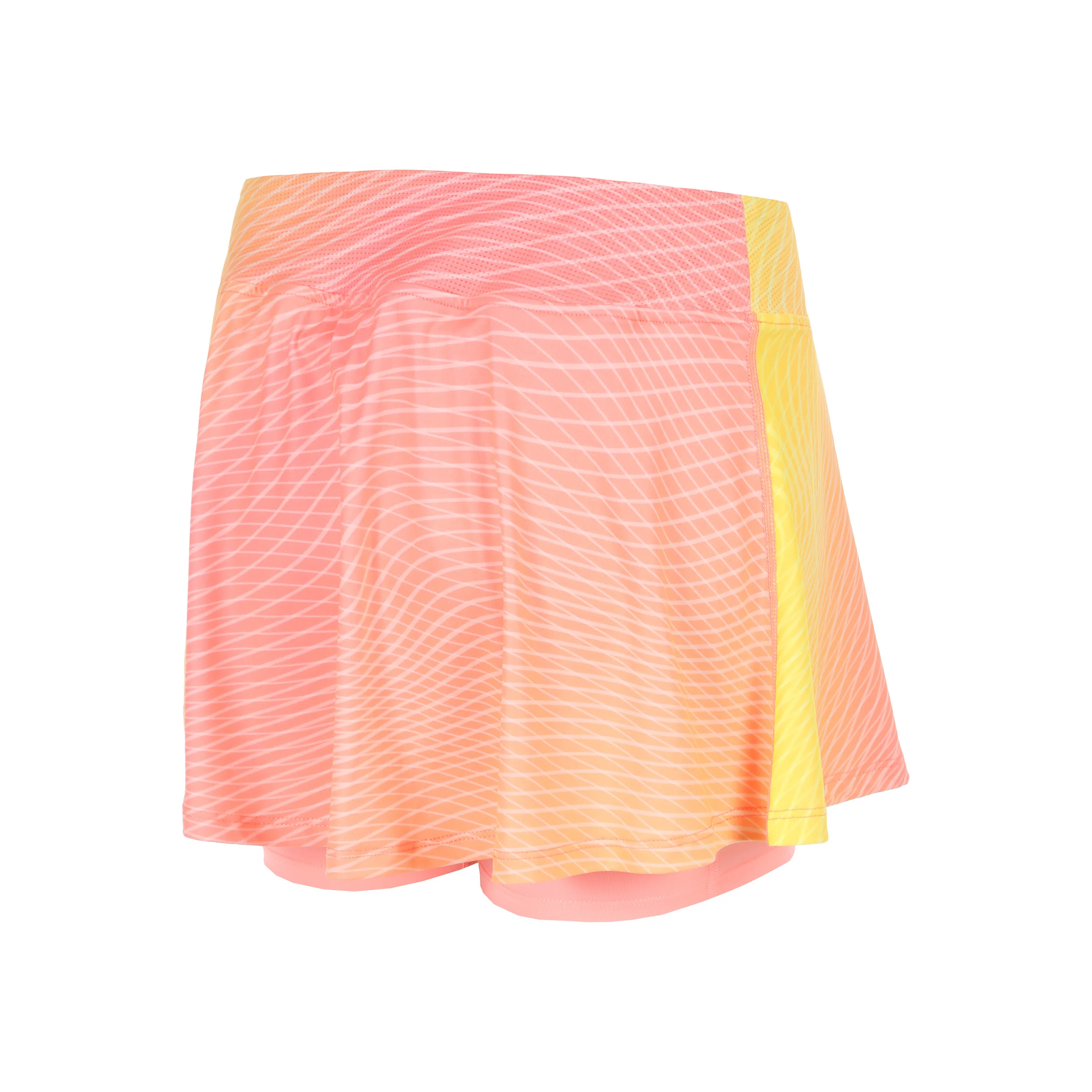 Out of Control Wavy Falda Chicas-rosa, amarillo neón - Image 2