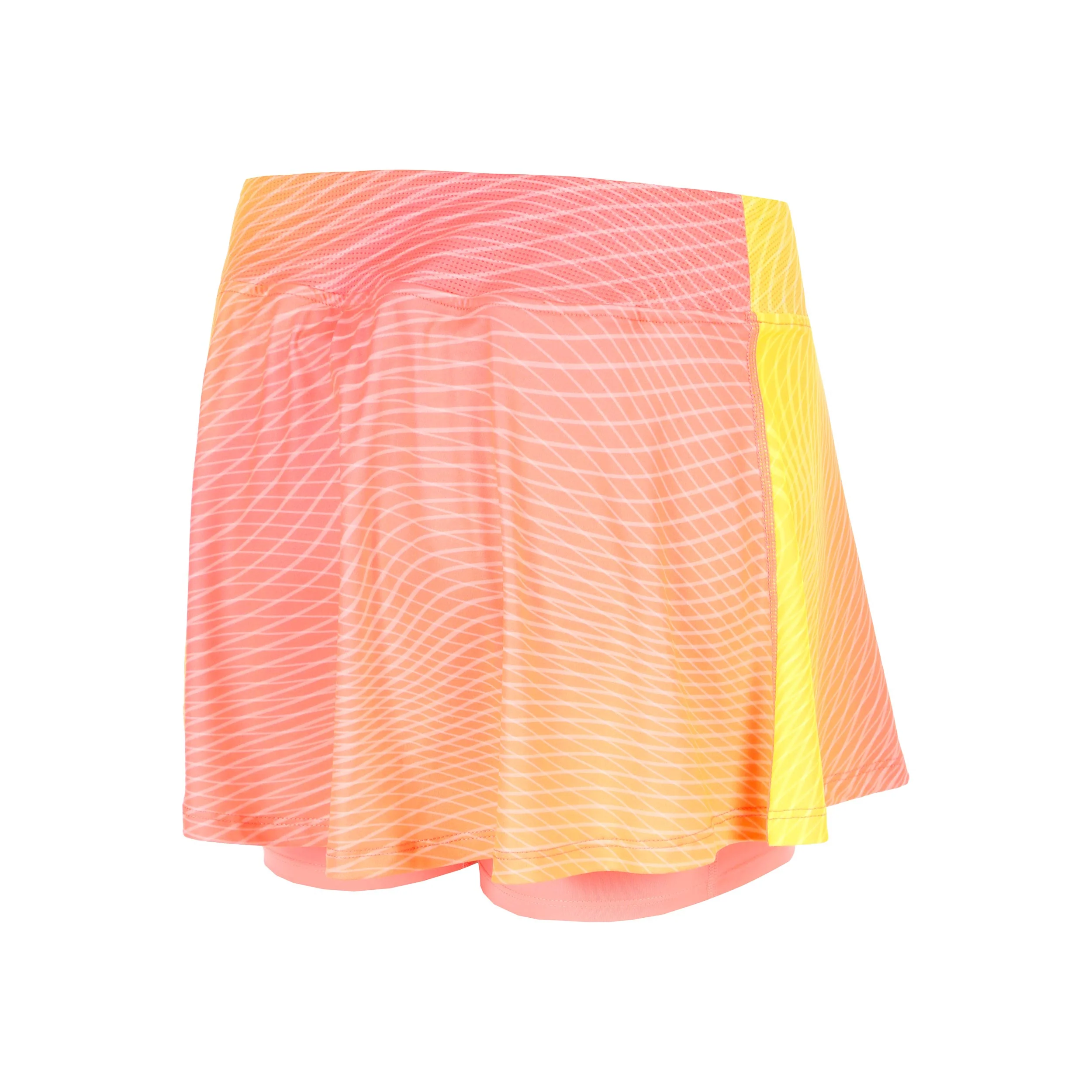 Out of Control Wavy Falda Mujeres-rosa, amarillo neón - Image 2