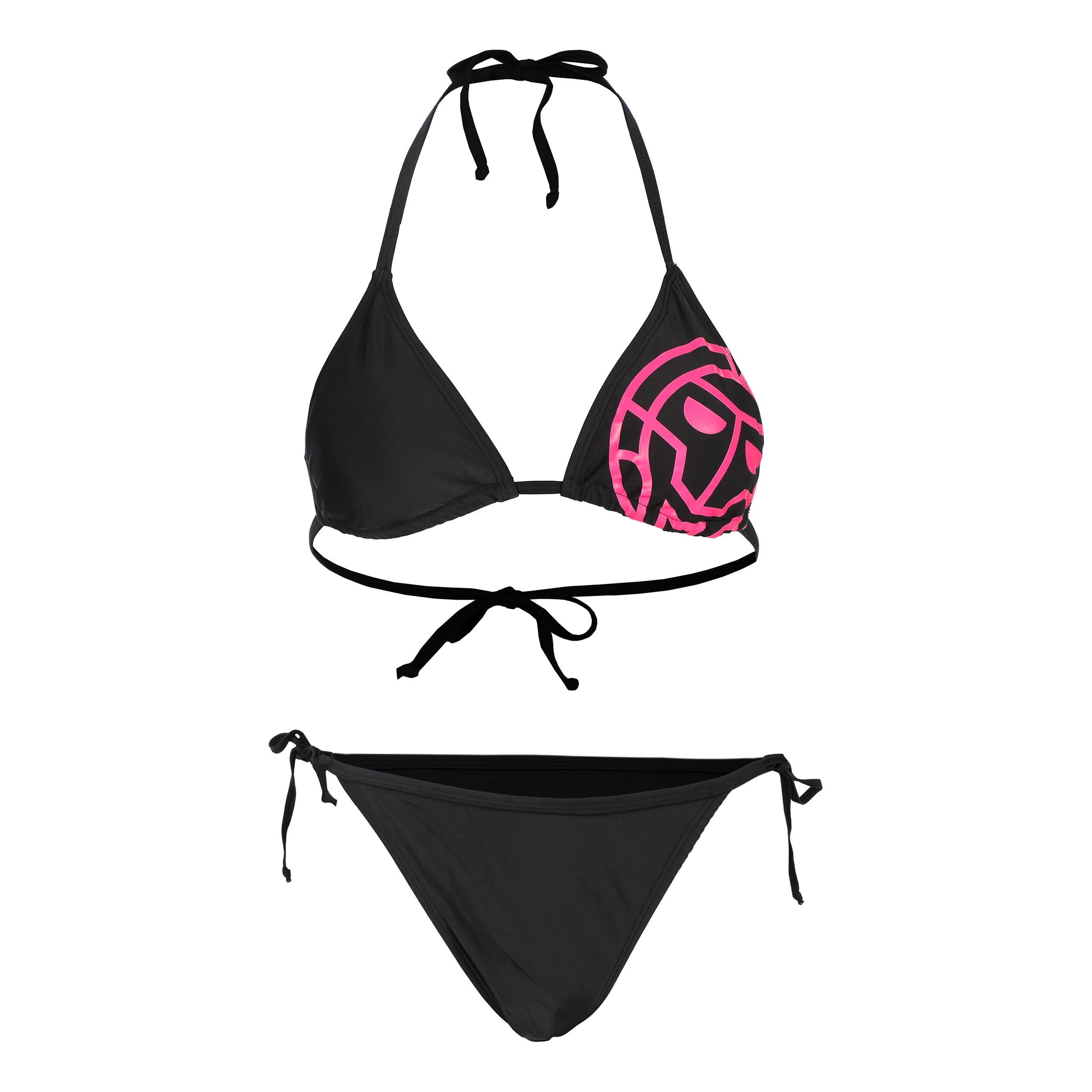 Riana Tech Bikini Mujeres-Negro