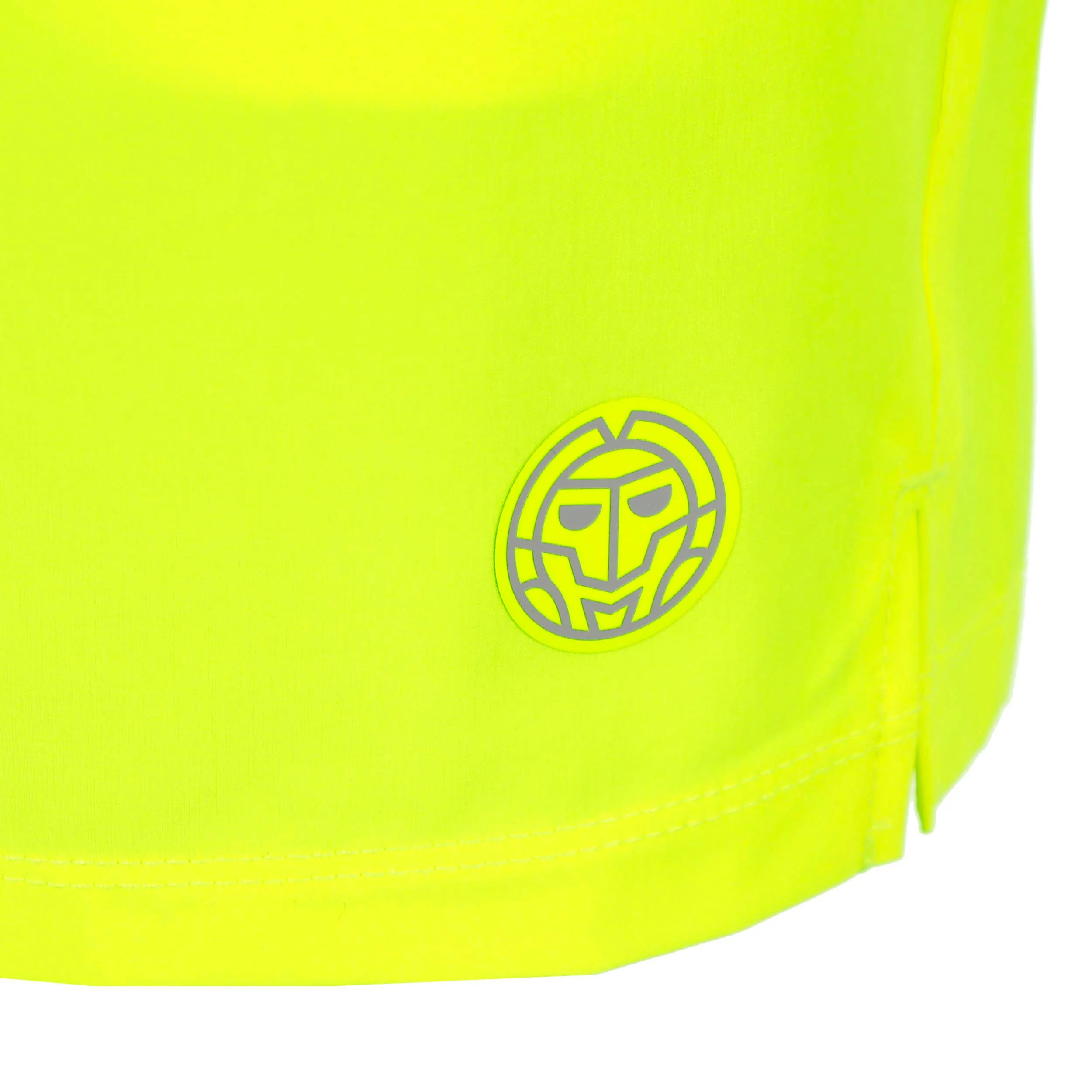Solid 7in Shorts Hombres-amarillo neón - Image 3