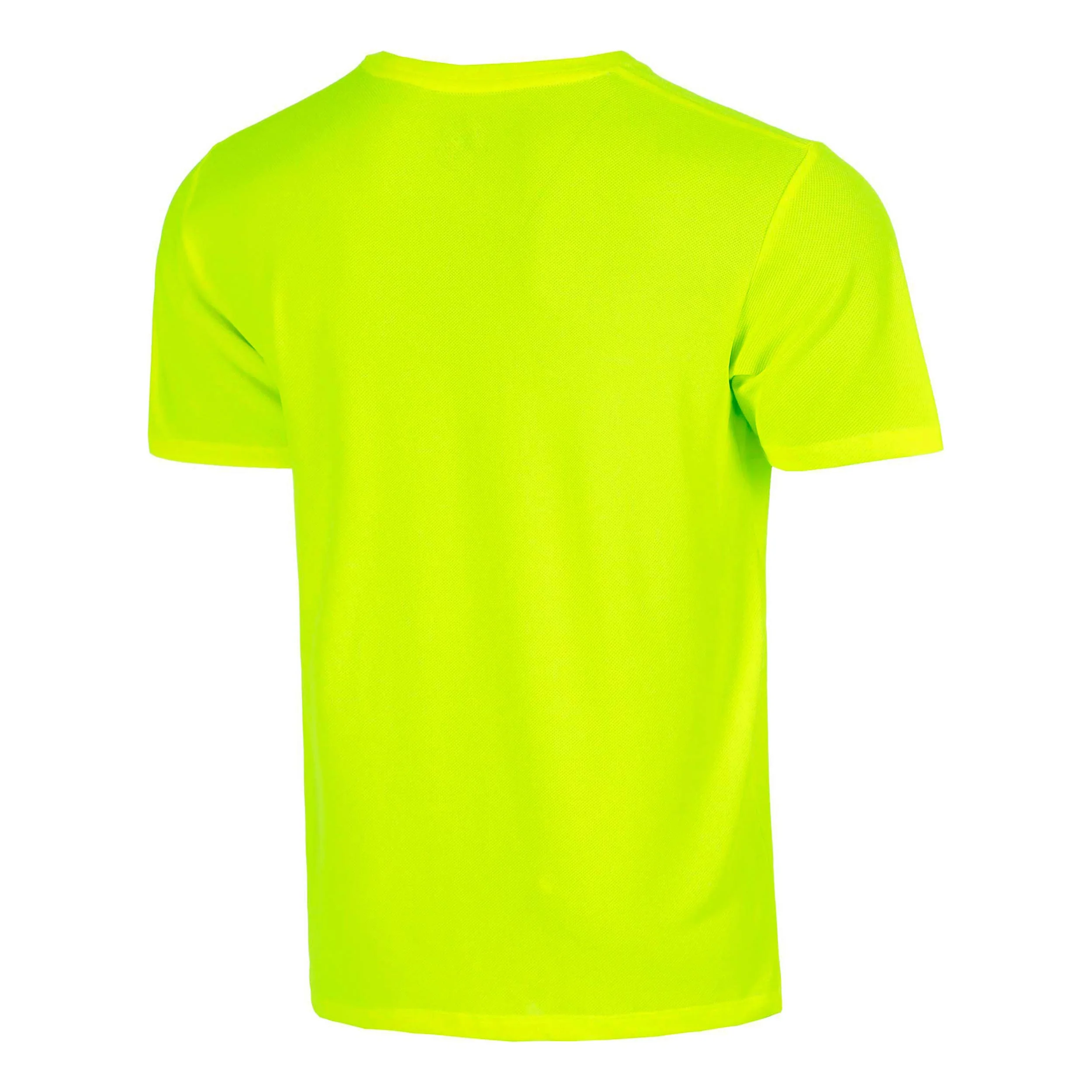 Solid Camiseta de manga corta Hombres-amarillo neón - Image 2