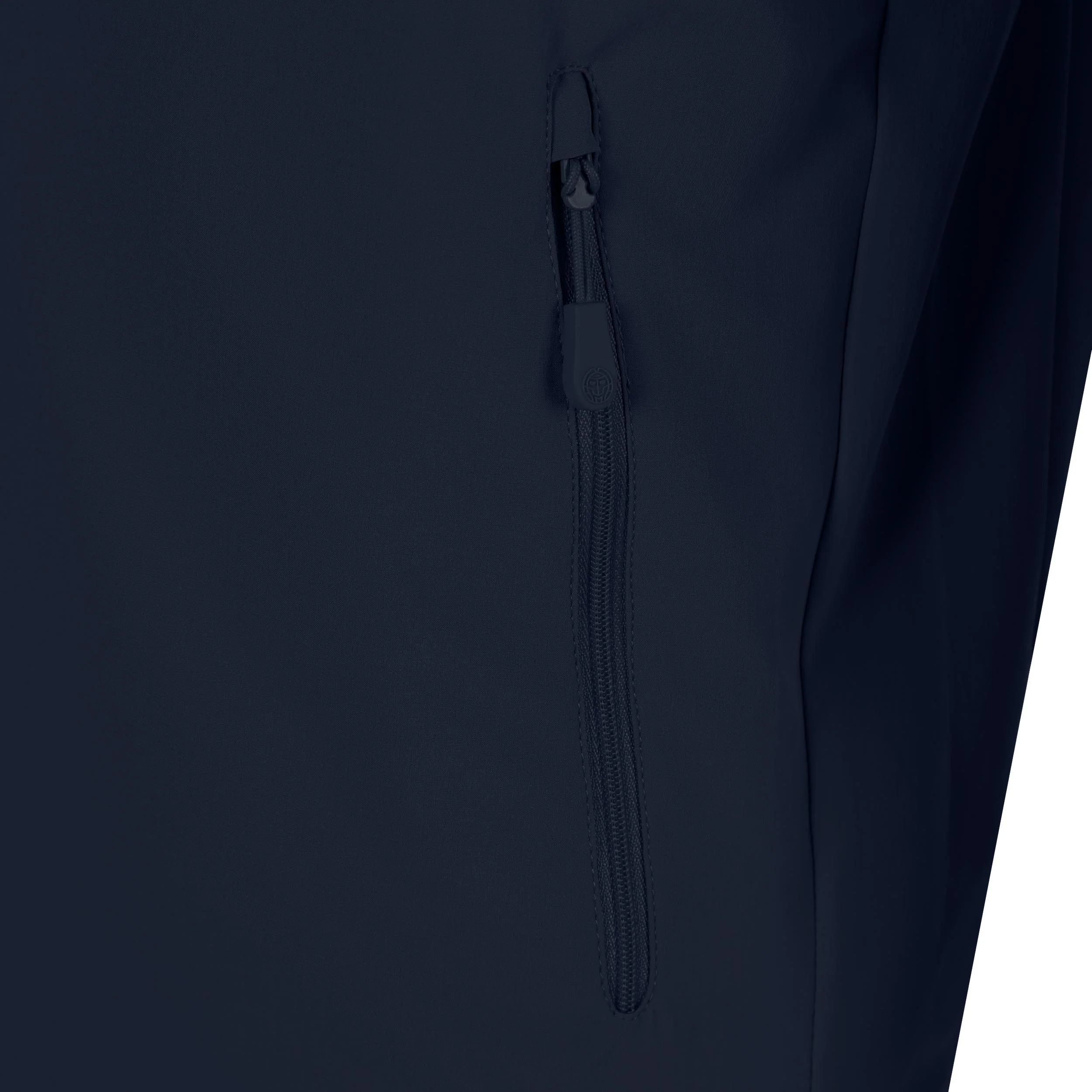 Solid Chaqueta de entrenamiento Hombres-azul oscuro - Image 4