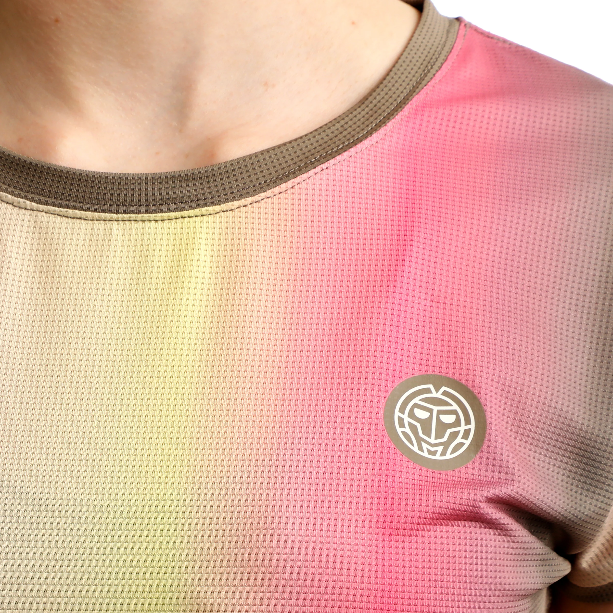 Spectrum Camiseta De Manga Corta Mujeres-Marrón,Amarillo - Image 7