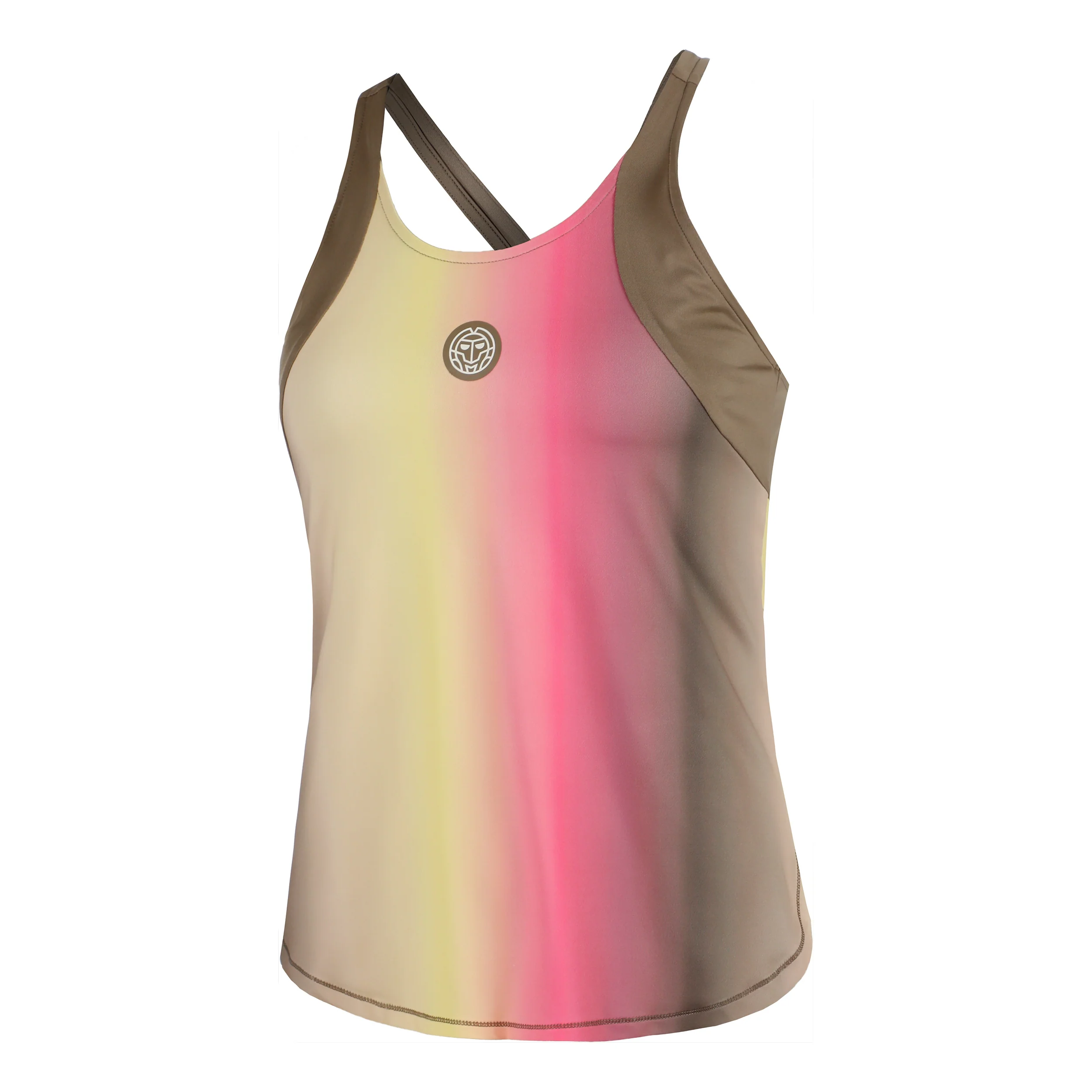 Spectrum Camiseta De Tirantes Mujeres-Marrón,Amarillo
