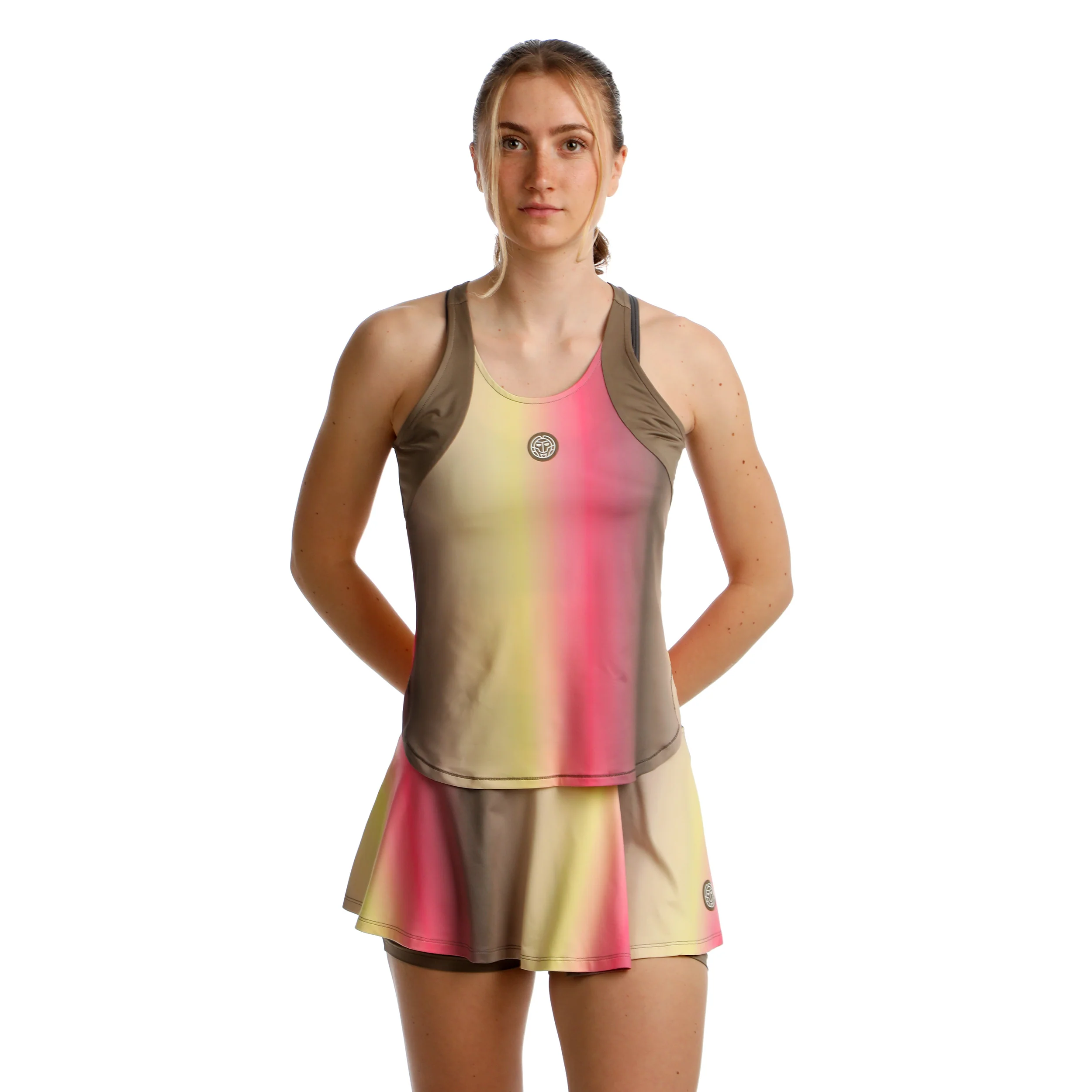Spectrum Camiseta De Tirantes Mujeres-Marrón,Amarillo - Image 5