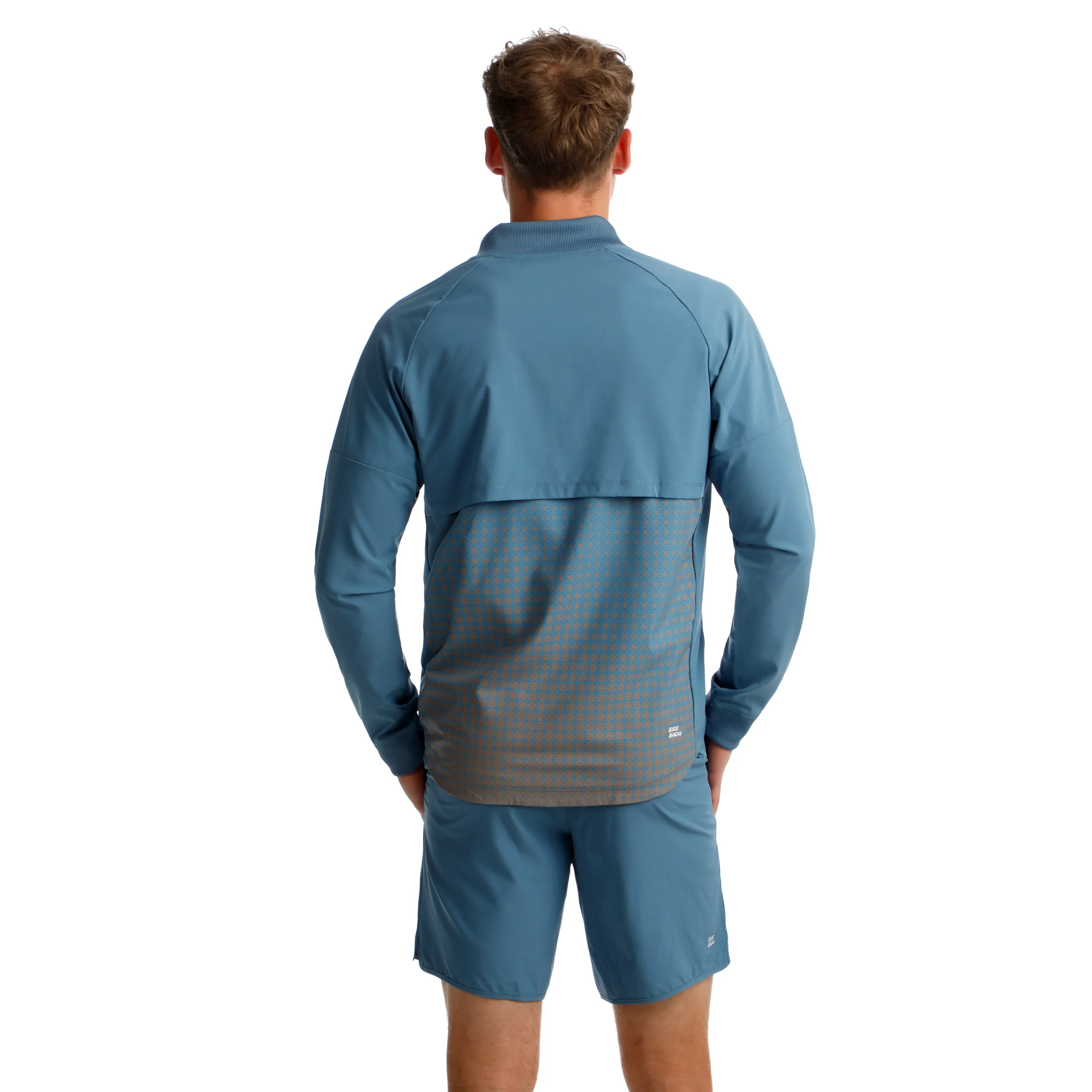 Spectrum Printed Chaqueta De Entrenamiento Hombres-Azul - Image 7