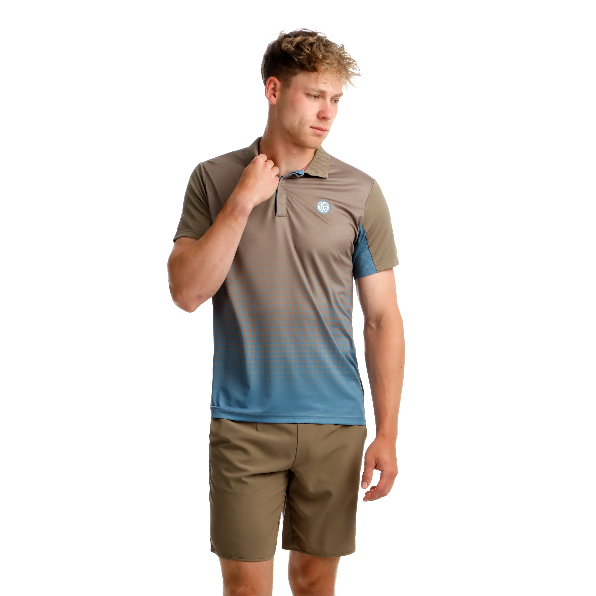 Spectrum Spirit Polo Hombres-Marrón,Azul - Image 5