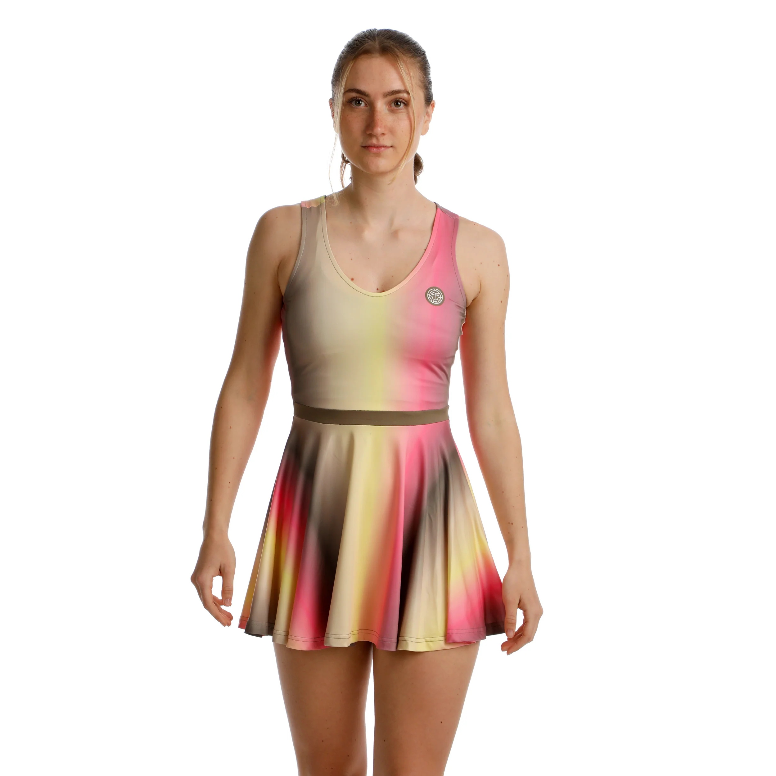 Spectrum Vestido Mujeres-Marrón,Amarillo - Image 6
