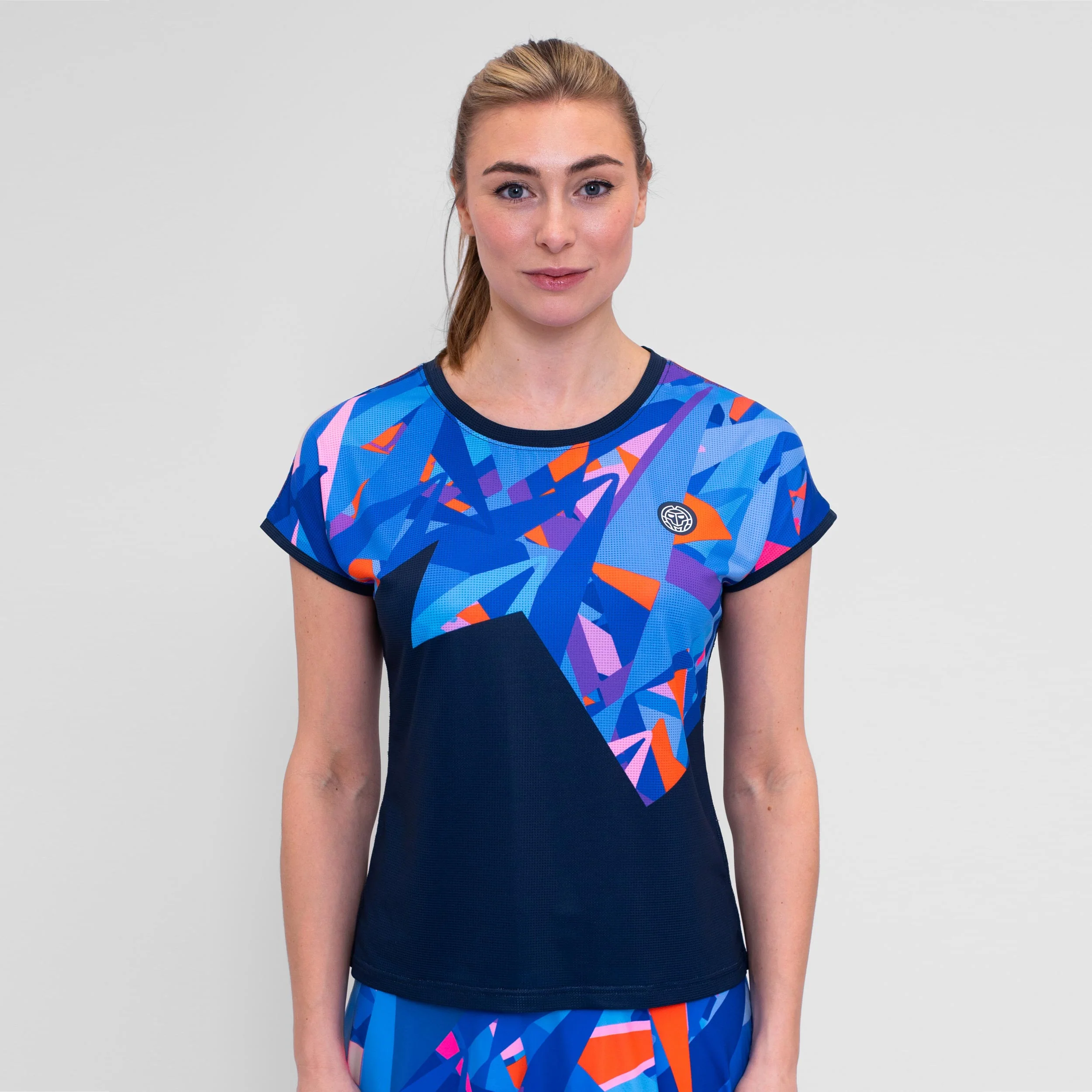 Spike Camiseta De Manga Corta Mujeres-Azul Oscuro,Multicolor - Image 5
