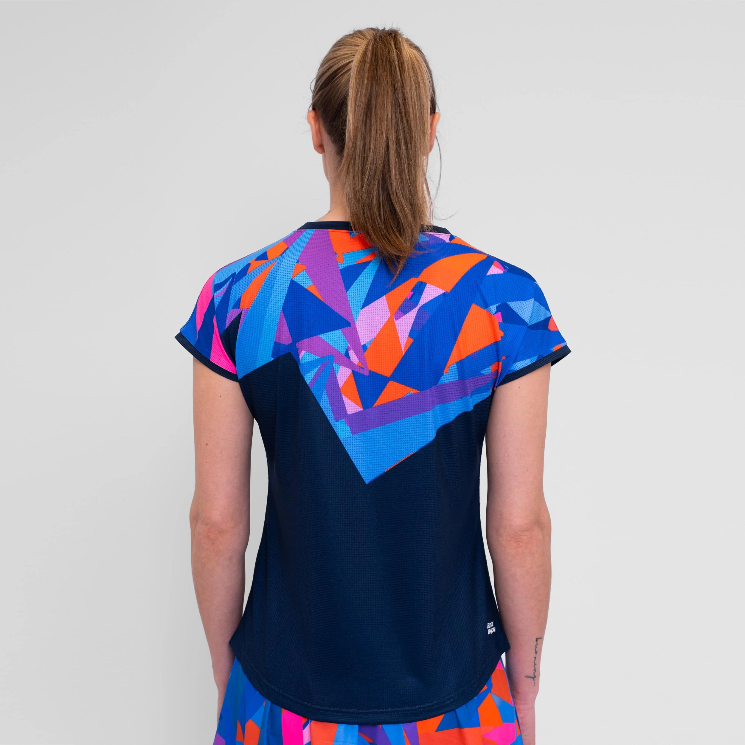 Spike Camiseta De Manga Corta Mujeres-Azul Oscuro,Multicolor - Image 6