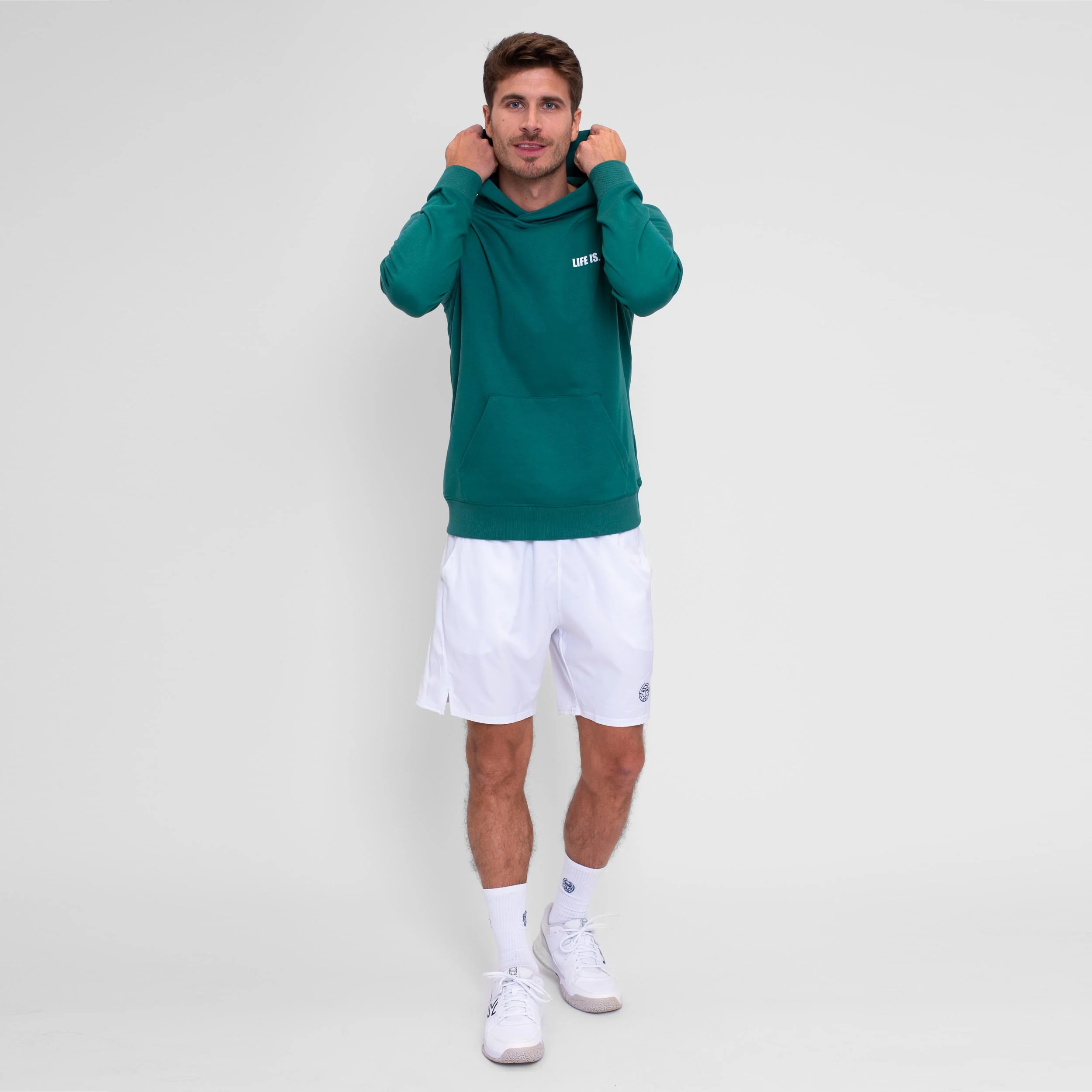 Spike Chill Sudadera Con Capucha Hombres-Verde Oscuro - Image 8