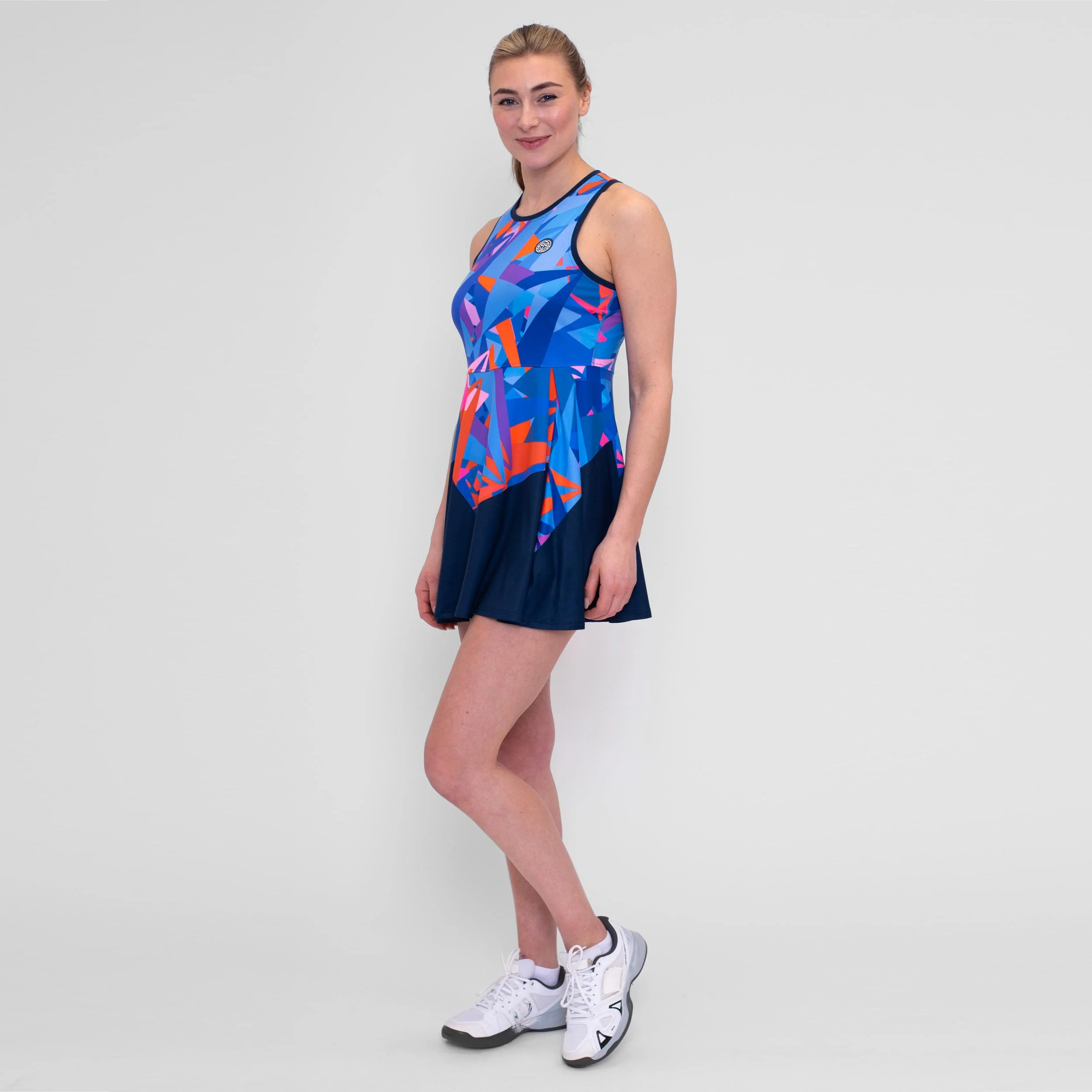 Spike Vestido Mujeres-Azul Oscuro,Multicolor - Image 8