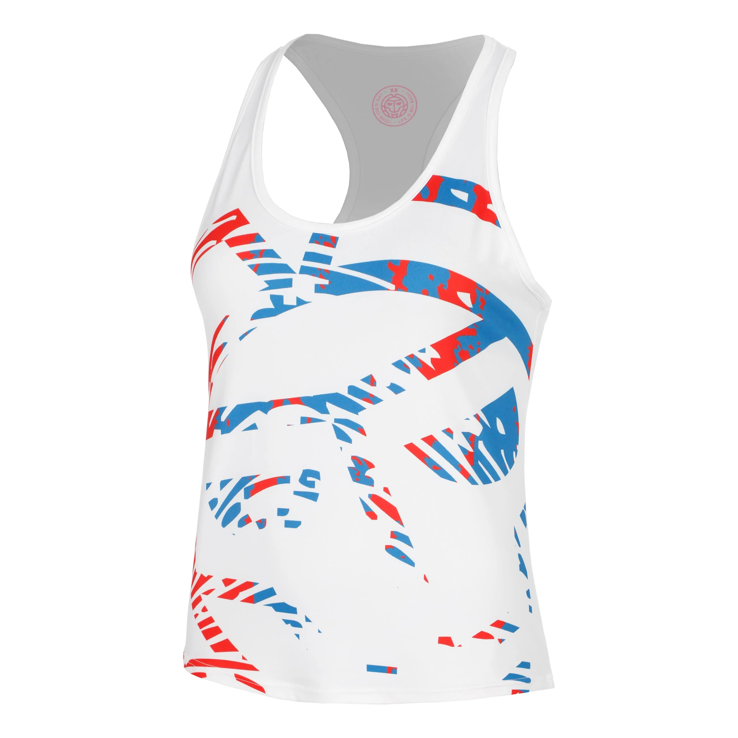 Tadisa Lifestyle Camiseta de tirantes Mujeres-azul, rojo