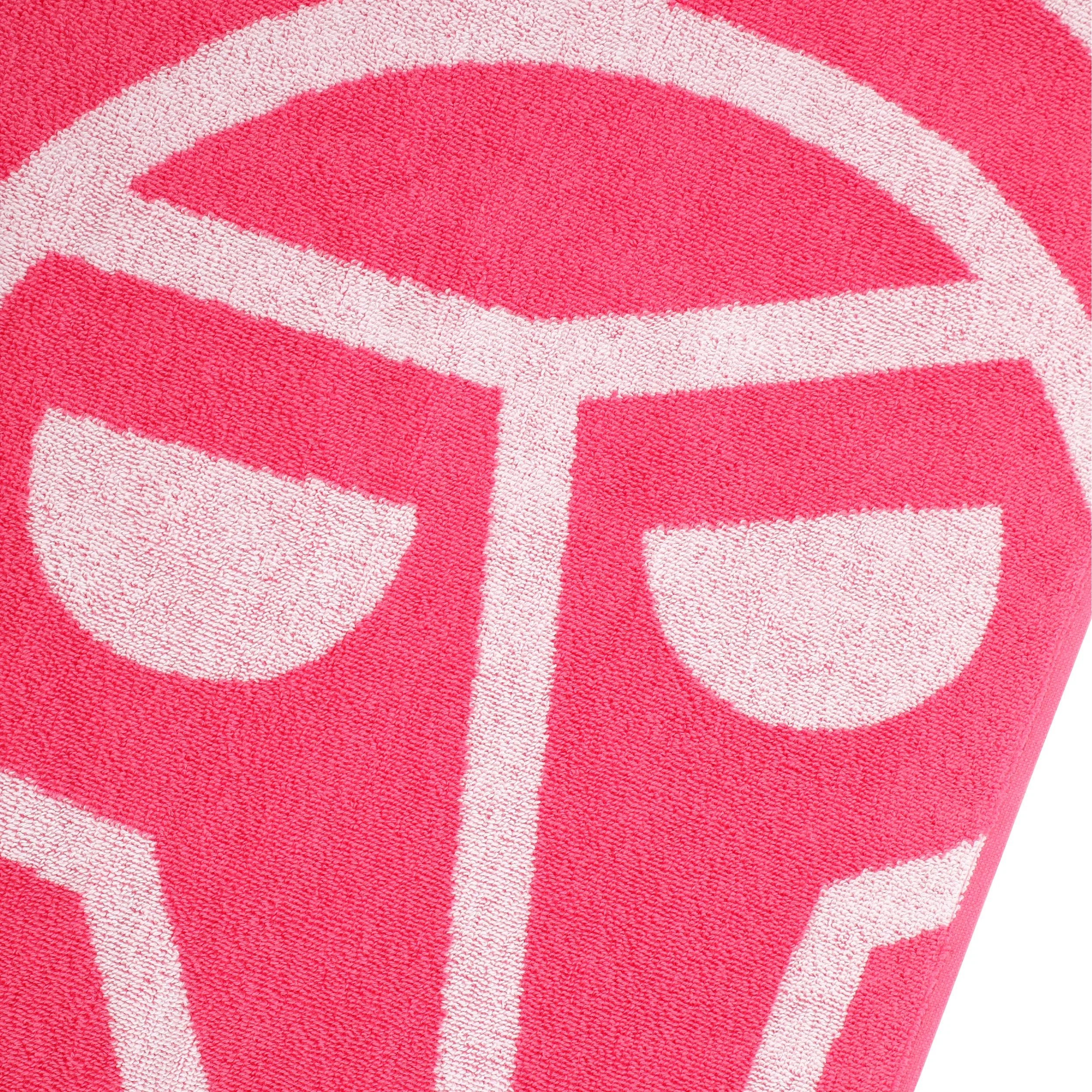 Toalla -rosa, blanco - Image 3