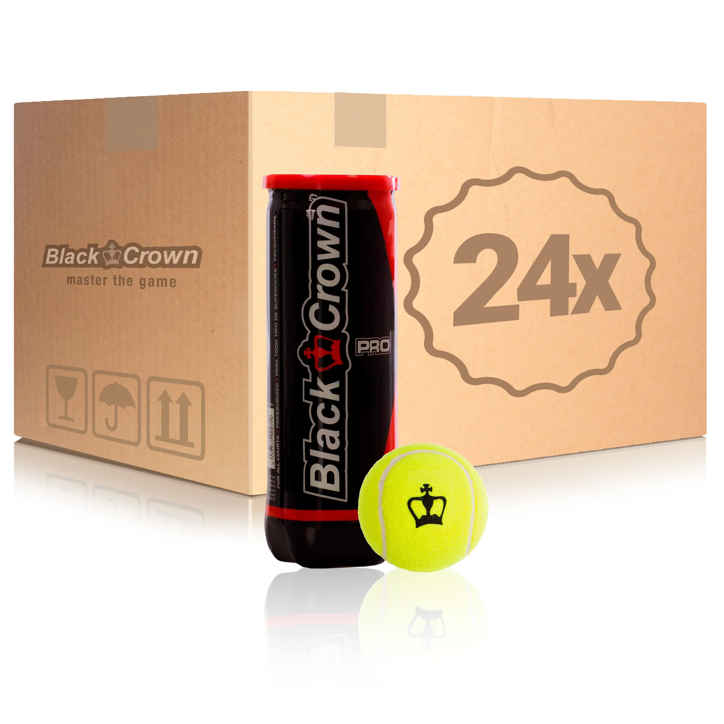 24 botes de 3 pelotas Pro En caja