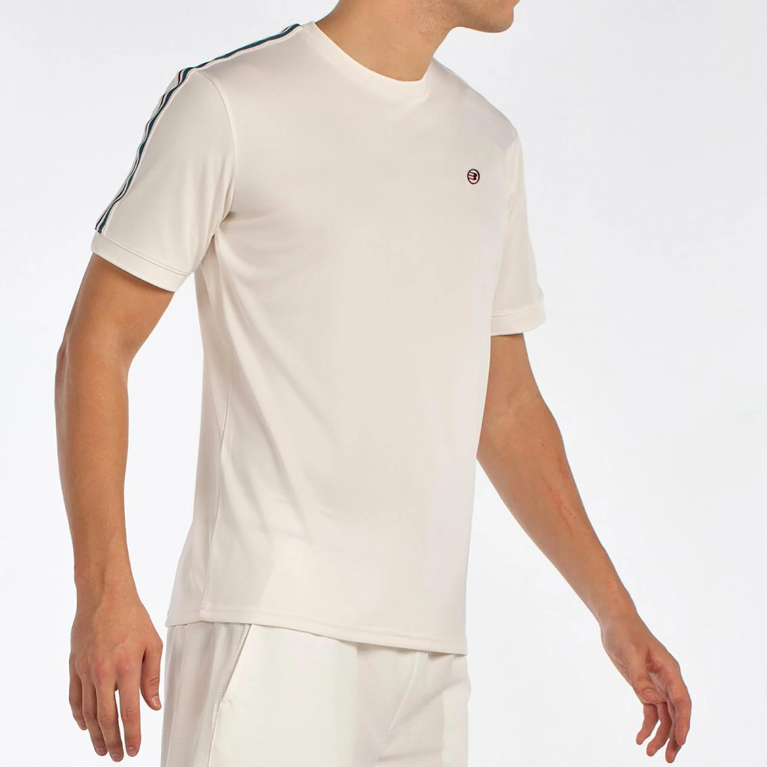Alder Camiseta De Manga Corta Hombres-Crema - Image 4
