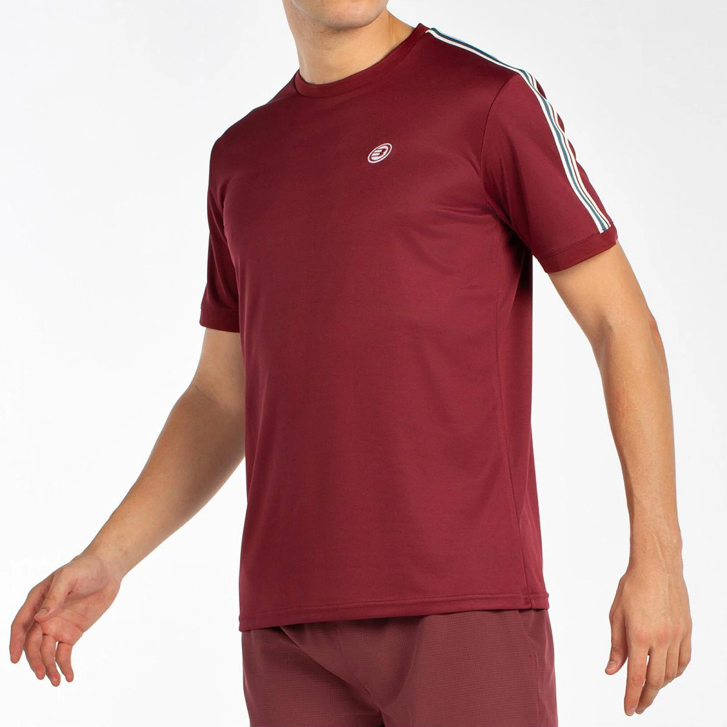 Alder Camiseta De Manga Corta Hombres-Rojo Oscuro