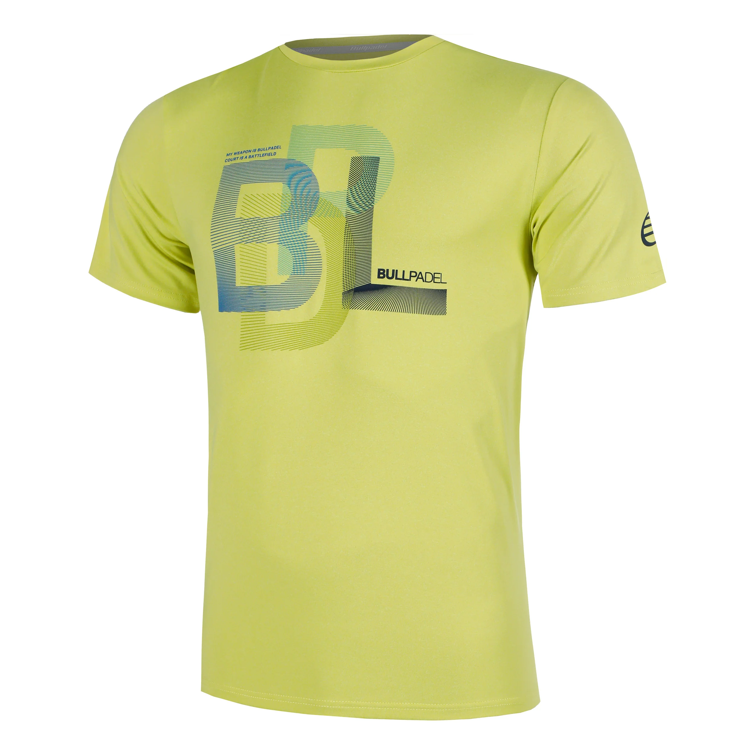 Bebas Camiseta De Manga Corta Hombres-Amarillo