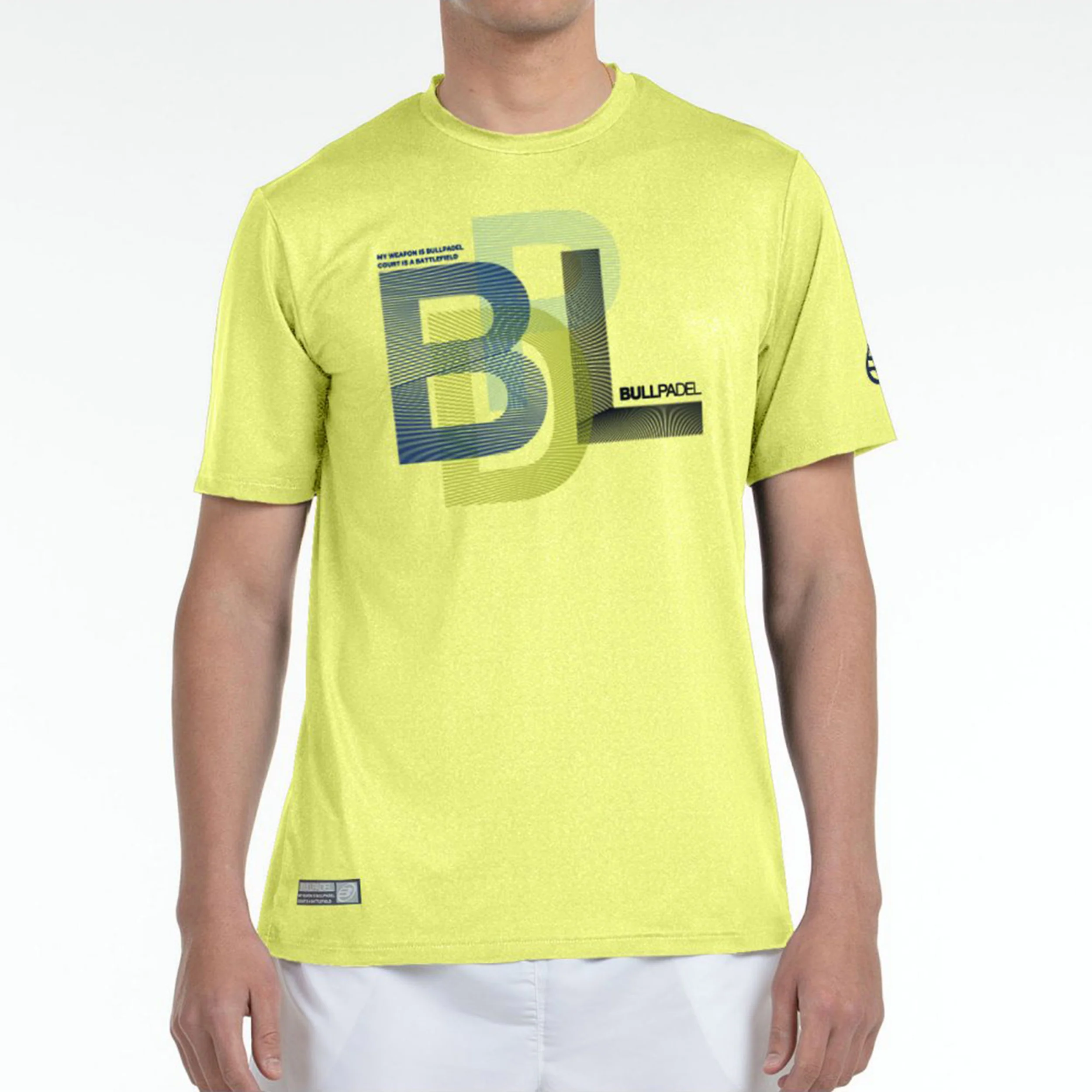 Bebas Camiseta De Manga Corta Hombres-Amarillo - Image 5