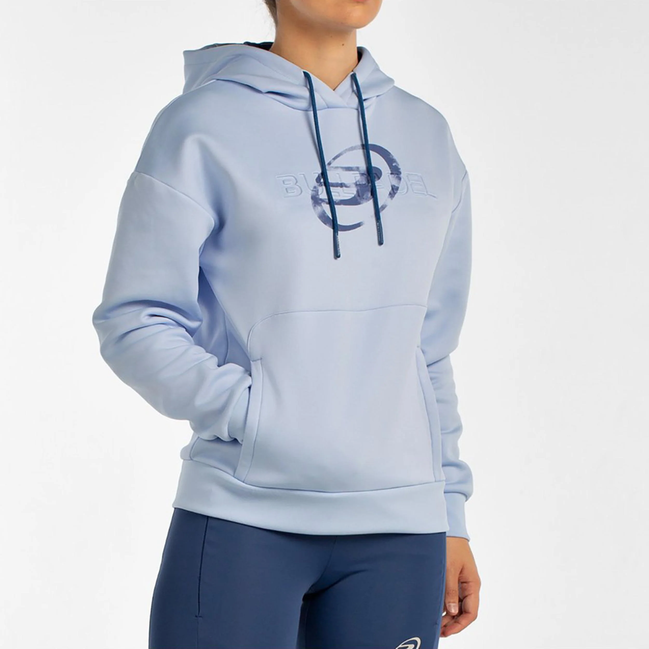 Befas Sudadera Con Capucha Mujeres-Azul - Image 4