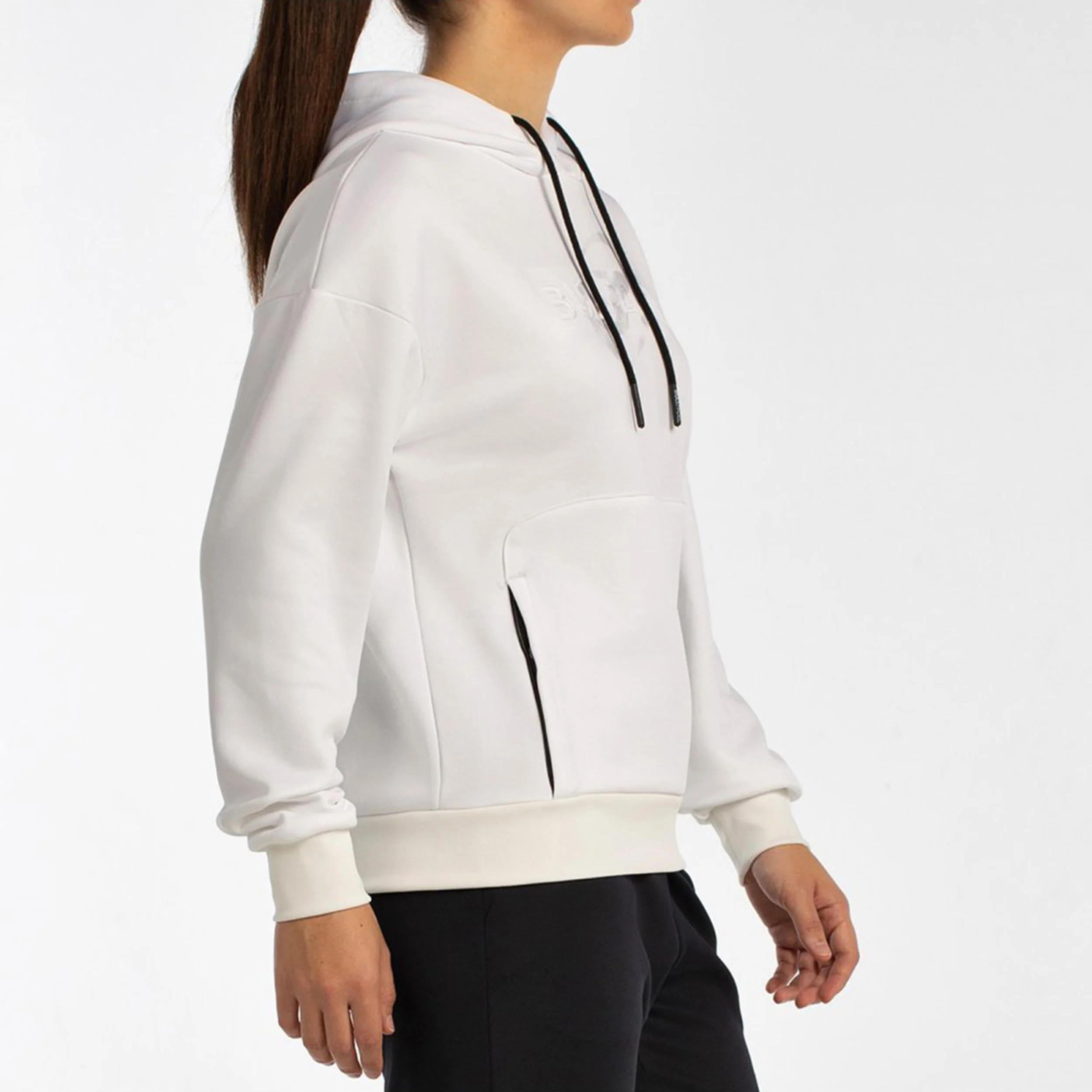 Befas Sudadera Con Capucha Mujeres-Blanco - Image 4